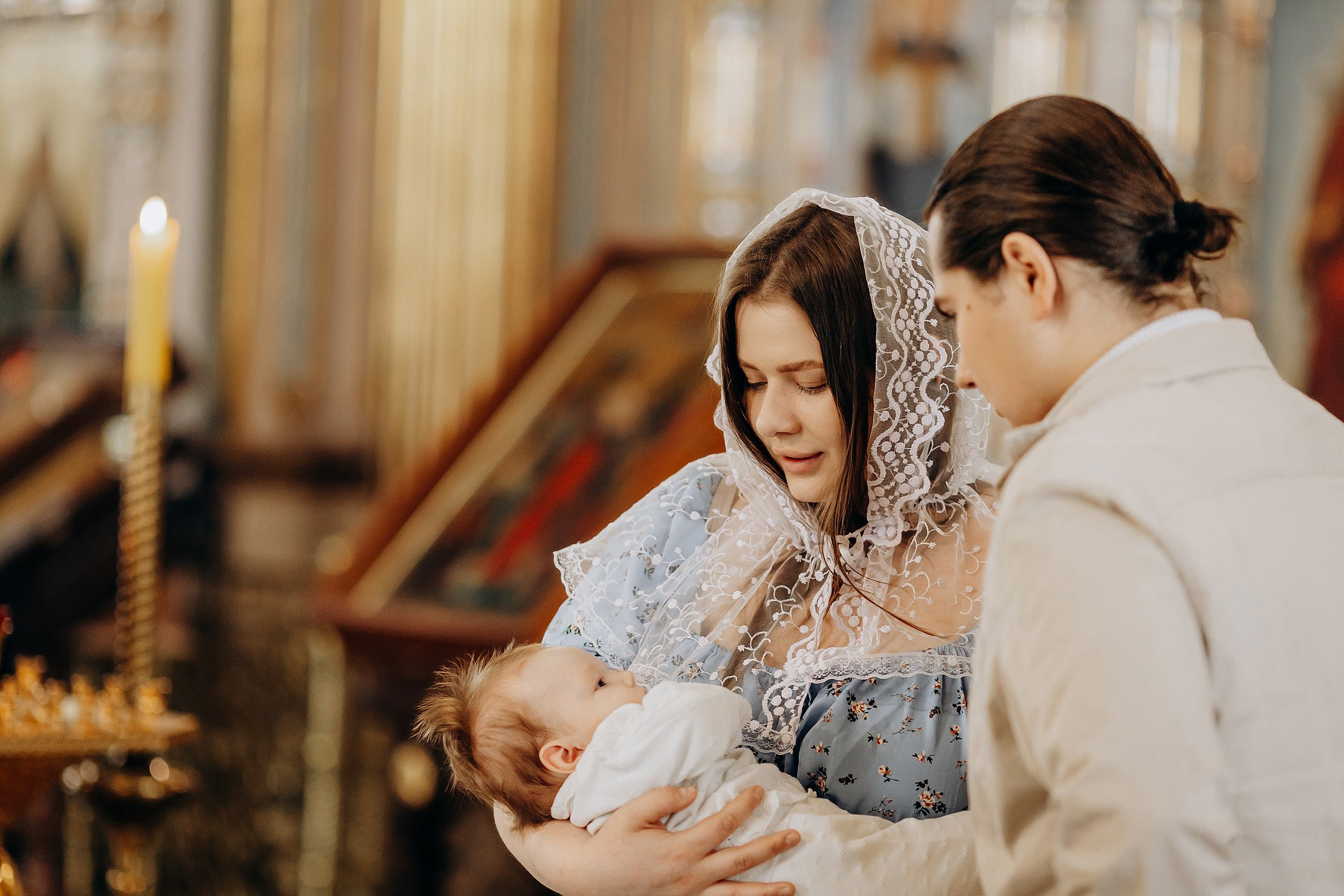 Крещение Александры. Семейный фотограф в Пензе Мария Левина