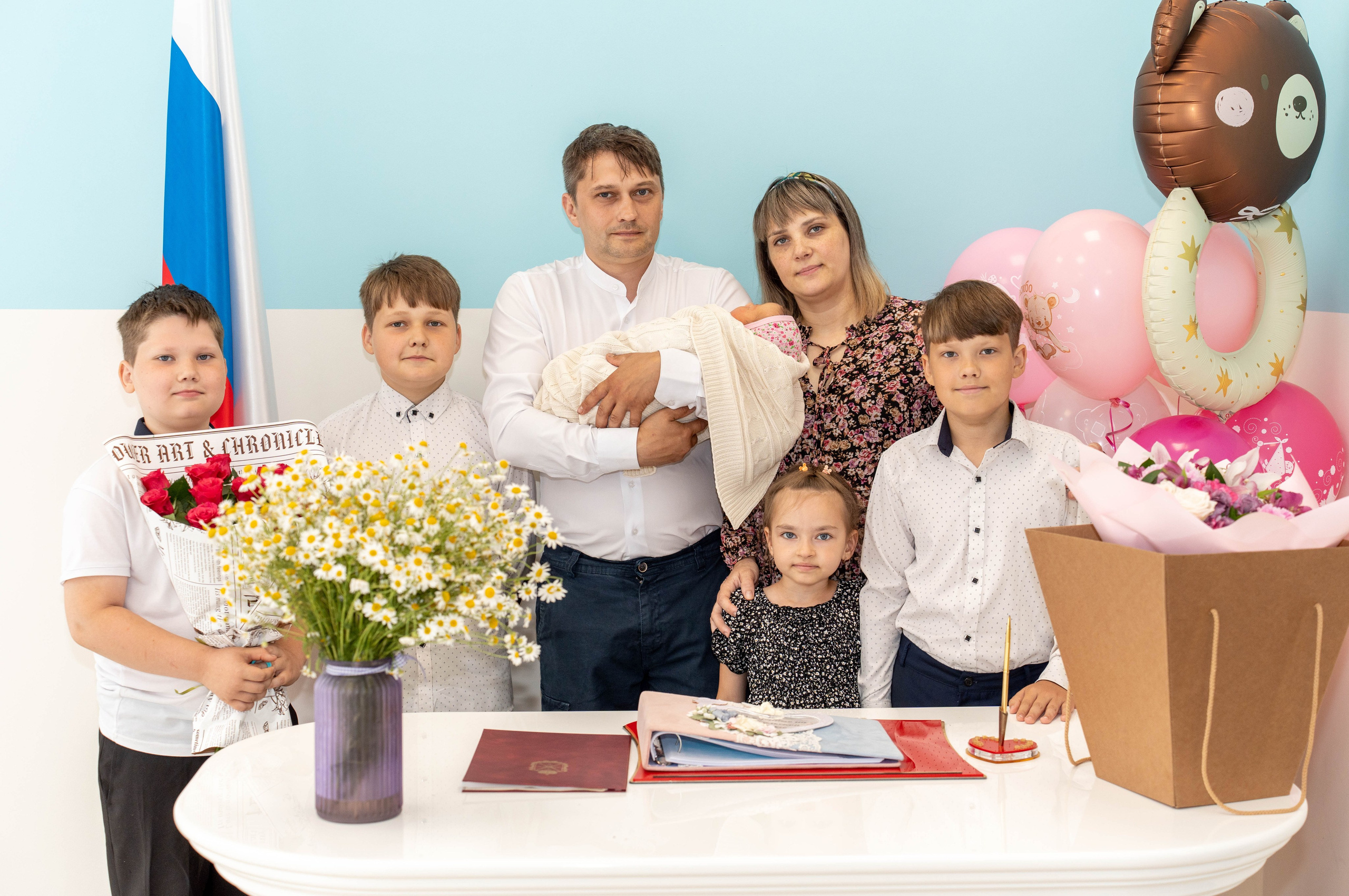 Выписка из роддома. Фотограф на Крещение и Венчание в Туле, детский и семейный фотограф