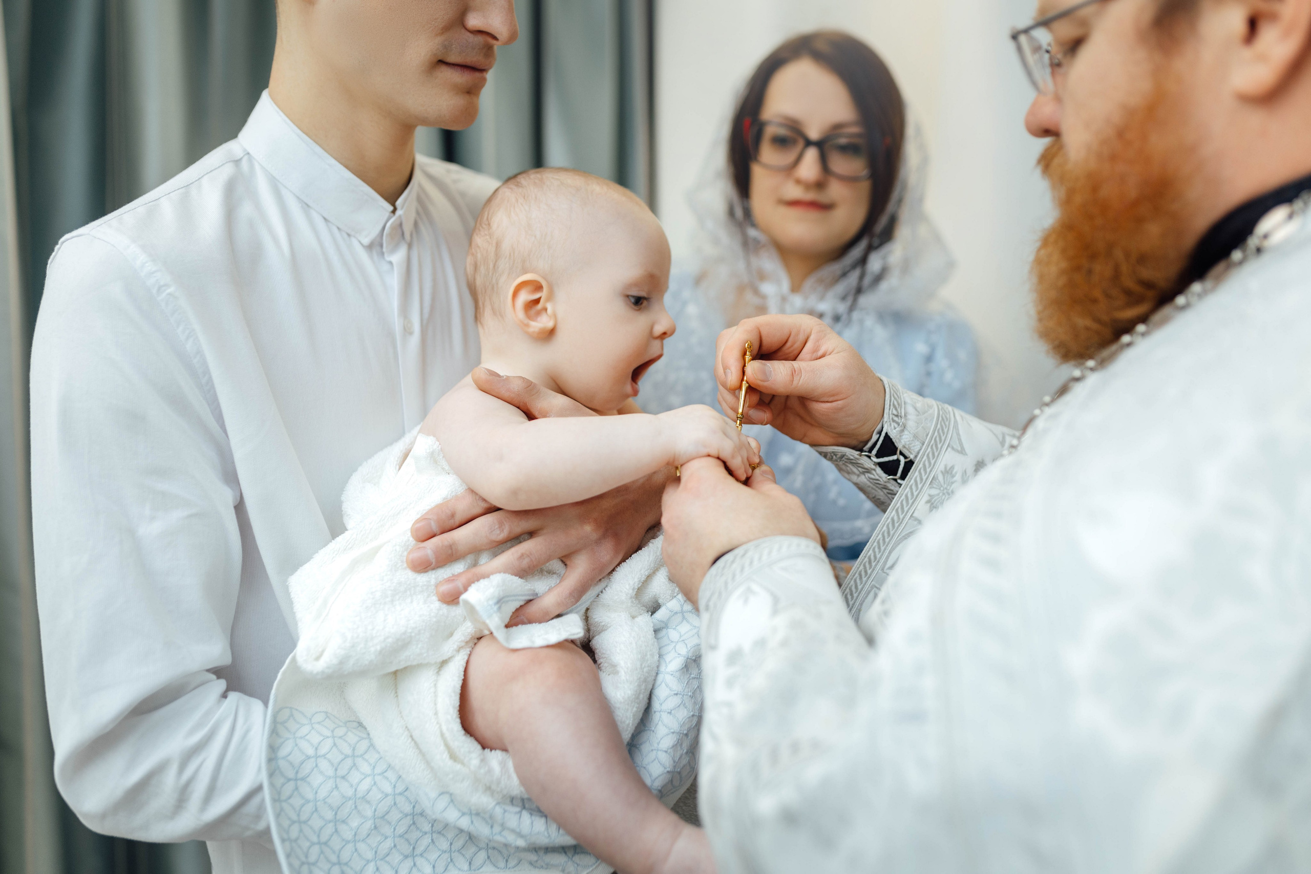 Крещение Матвея, храм Святой Троицы, декабрь 2025