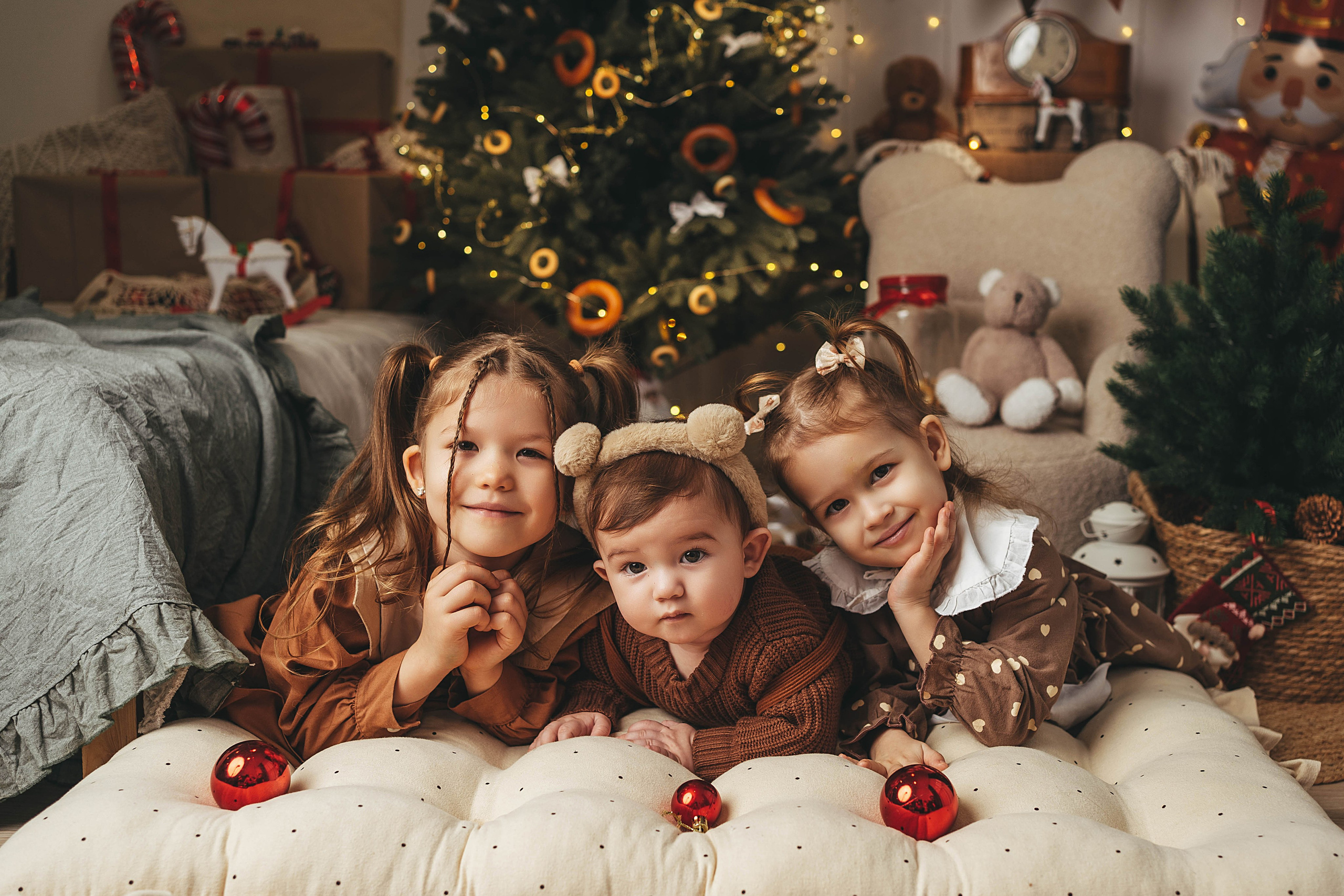 Новогодний фотопроект для малышей 2026. Семейный и детский фотограф новорожденных Ульяновск