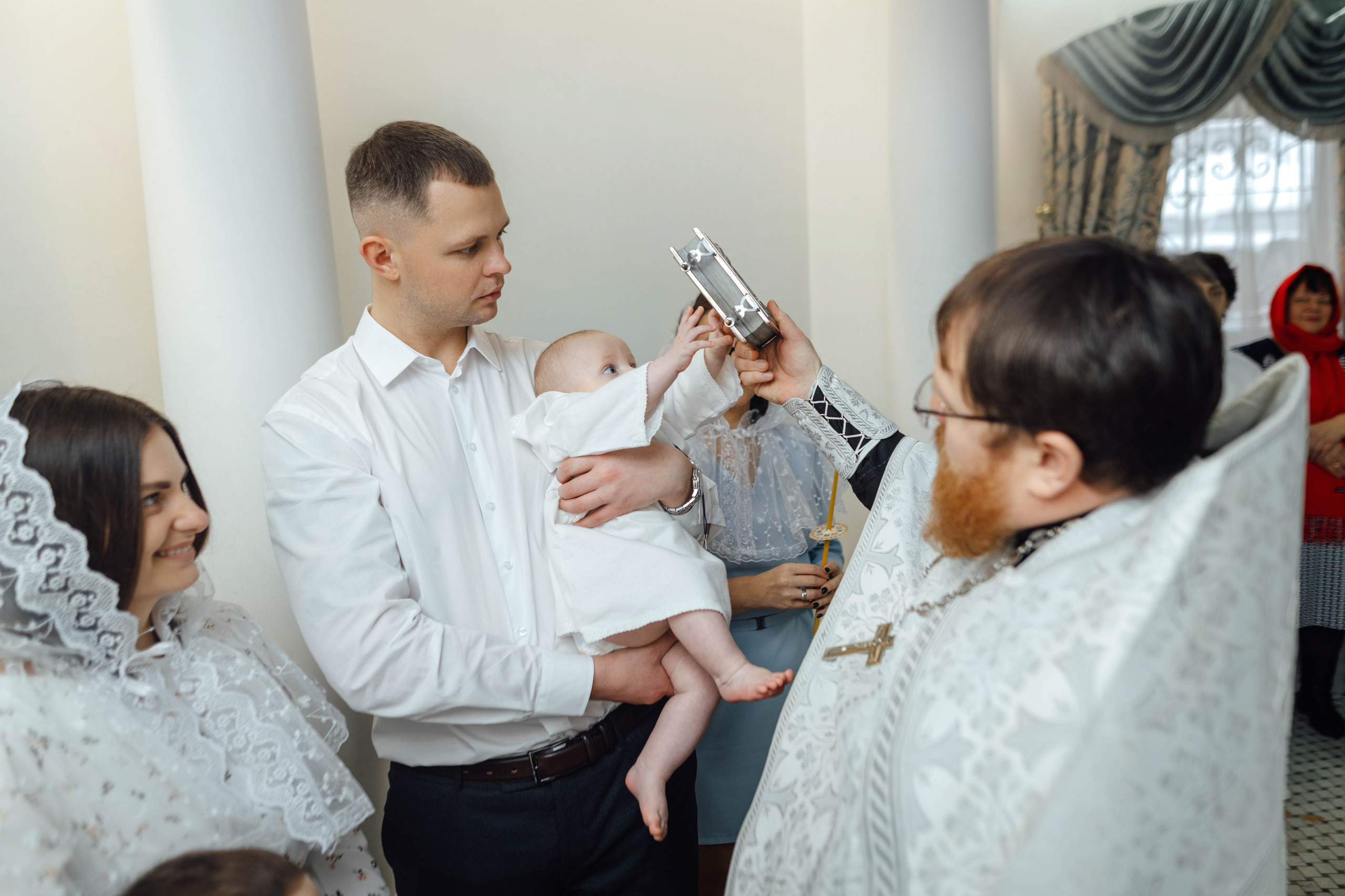 Крещение Матвея, храм Святой Троицы, декабрь 2025