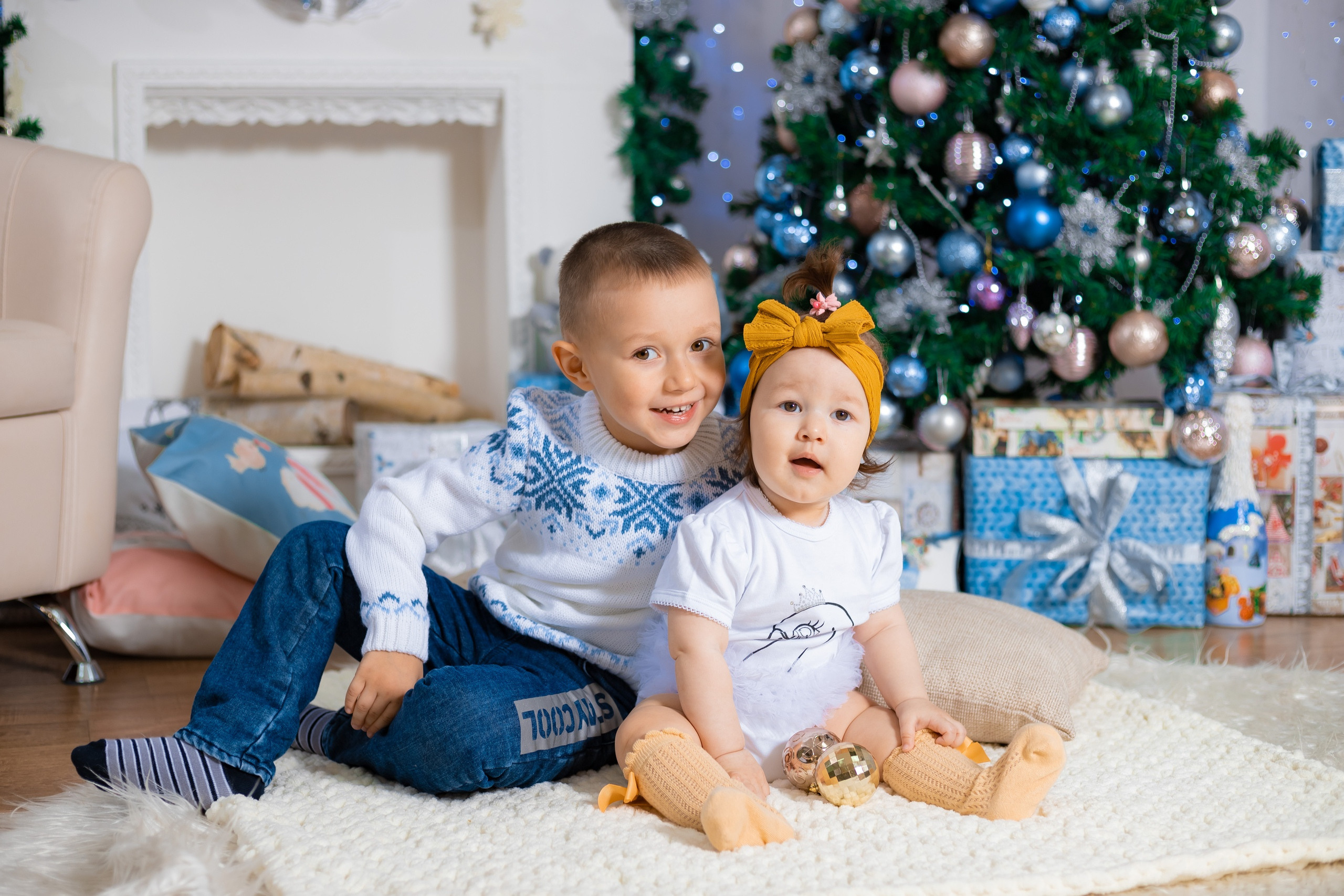 Новогодняя детская фотосессия