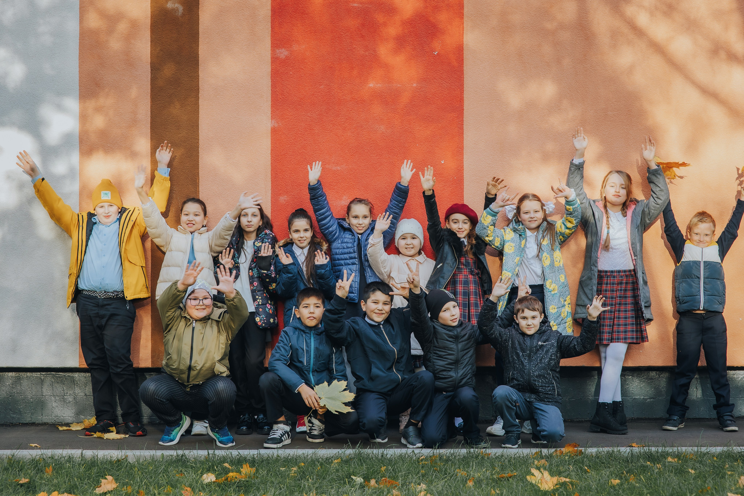 Осенняя съемка 4 класса для Выпускных альбомов. Семейный фотограф в Москве Наталья Чуб, заказать Фотокнигу