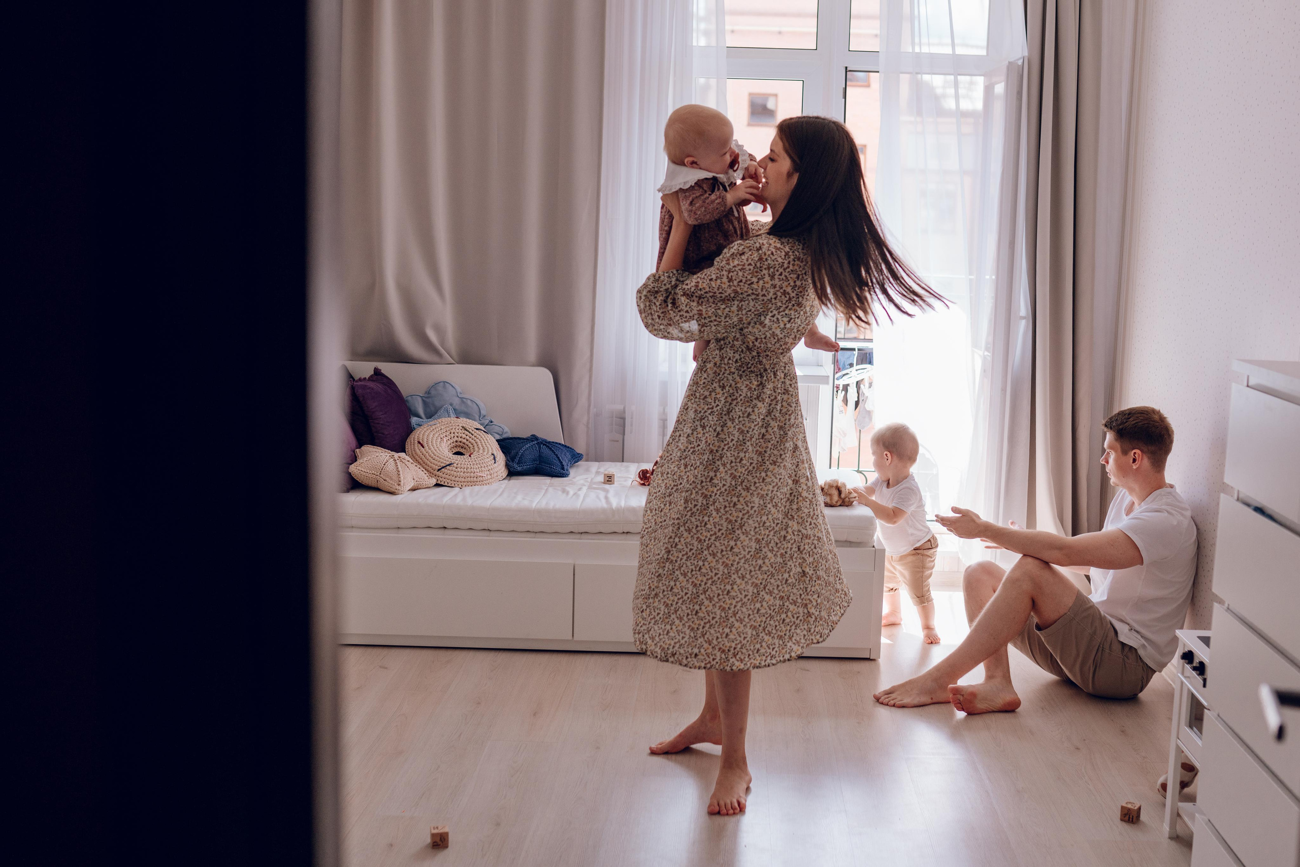 Аня, Антон, Андрей и Саша. Семейный фотограф в Москве Лилия Лебедева