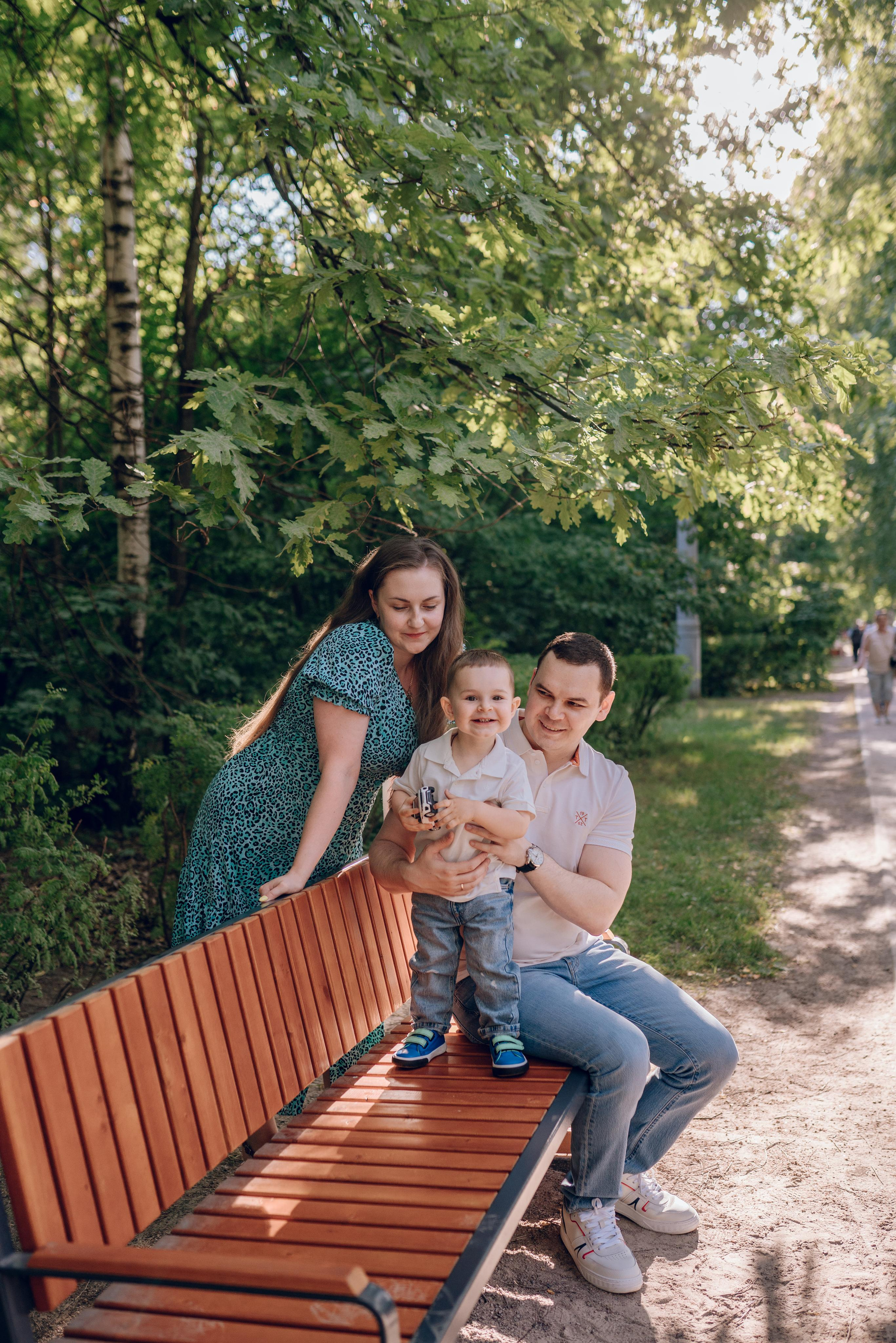 Наталья, Павел и Арсений. Семейный фотограф в Москве Лилия Лебедева