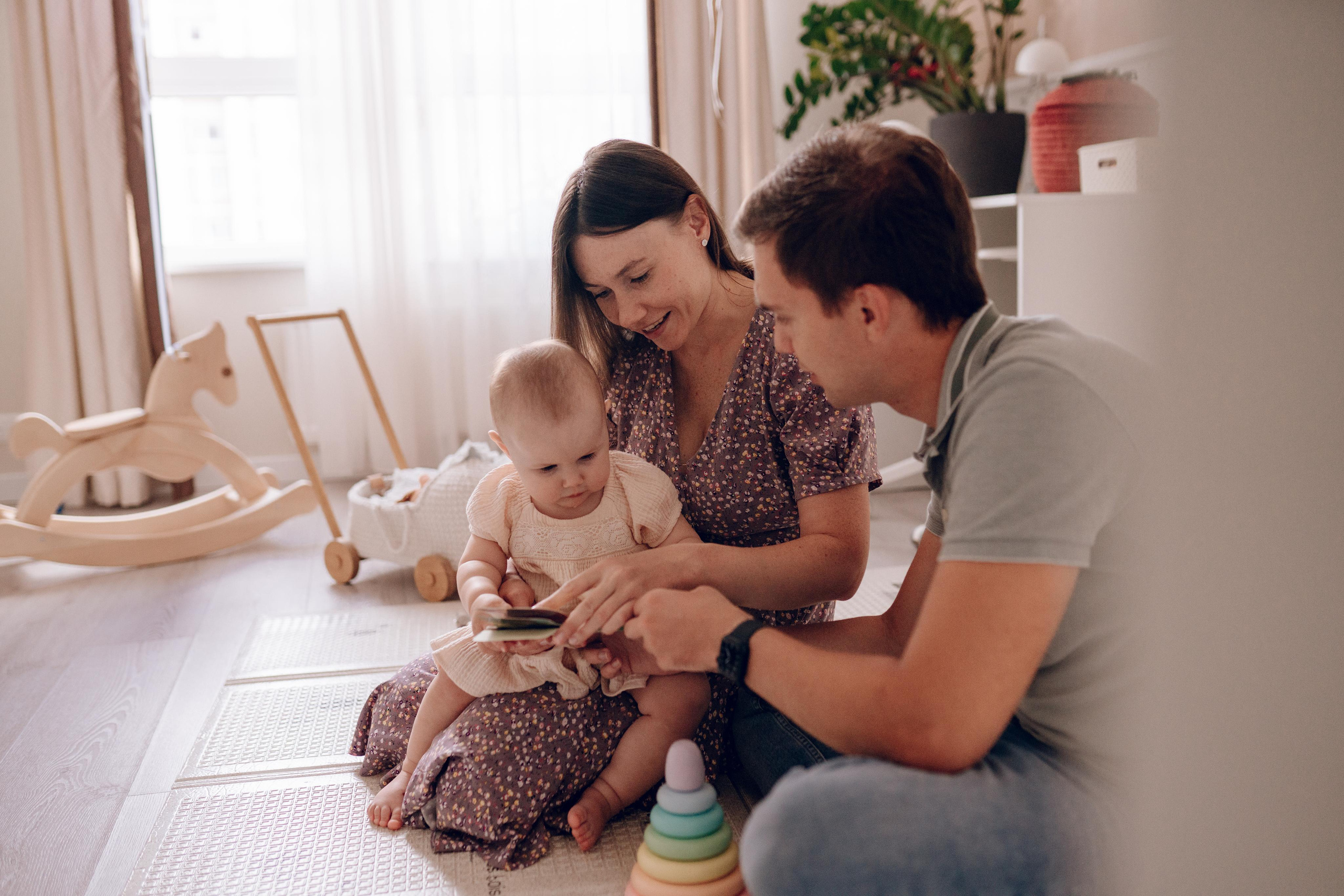 Екатерина, Иван и Лизочка. Семейный фотограф в Москве Лилия Лебедева