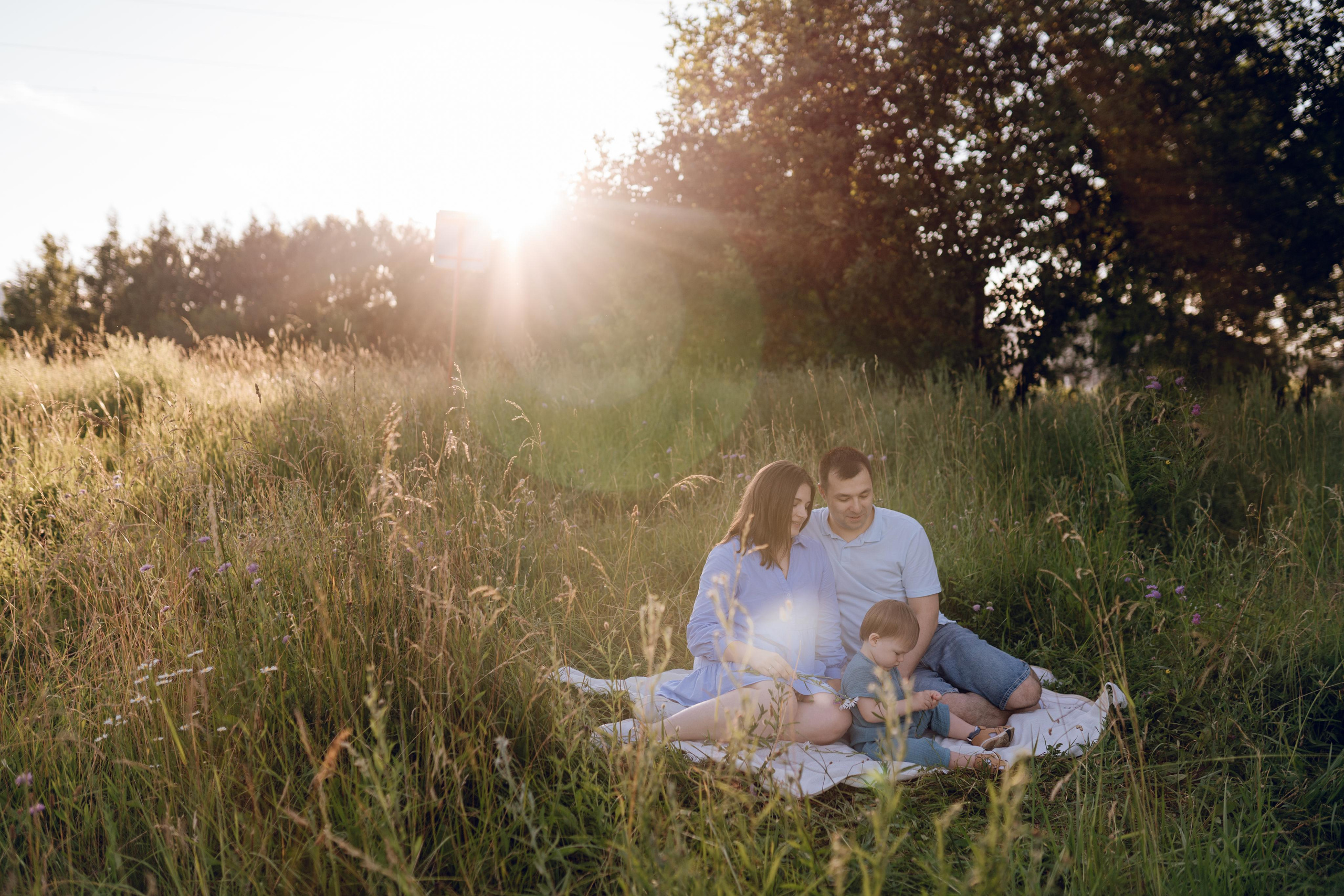 Елена, Михаил и Маркуша. Семейный фотограф в Москве Лилия Лебедева