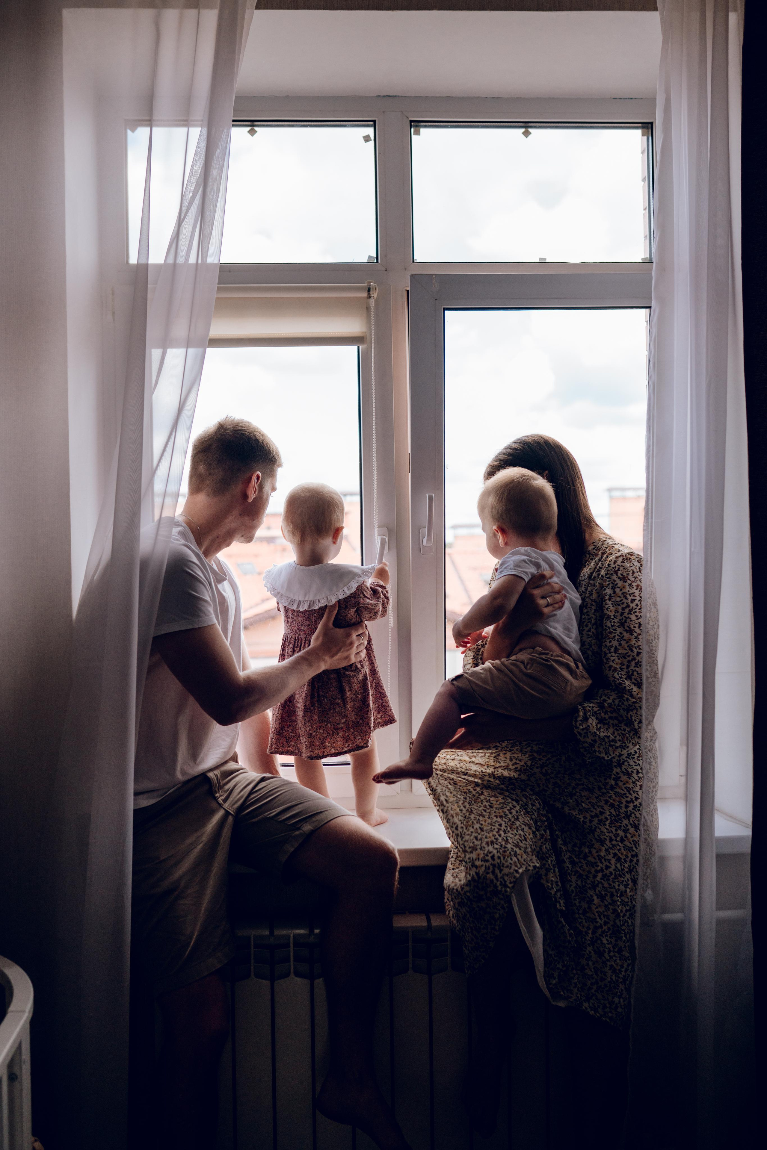 Аня, Антон, Андрей и Саша. Семейный фотограф в Москве Лилия Лебедева