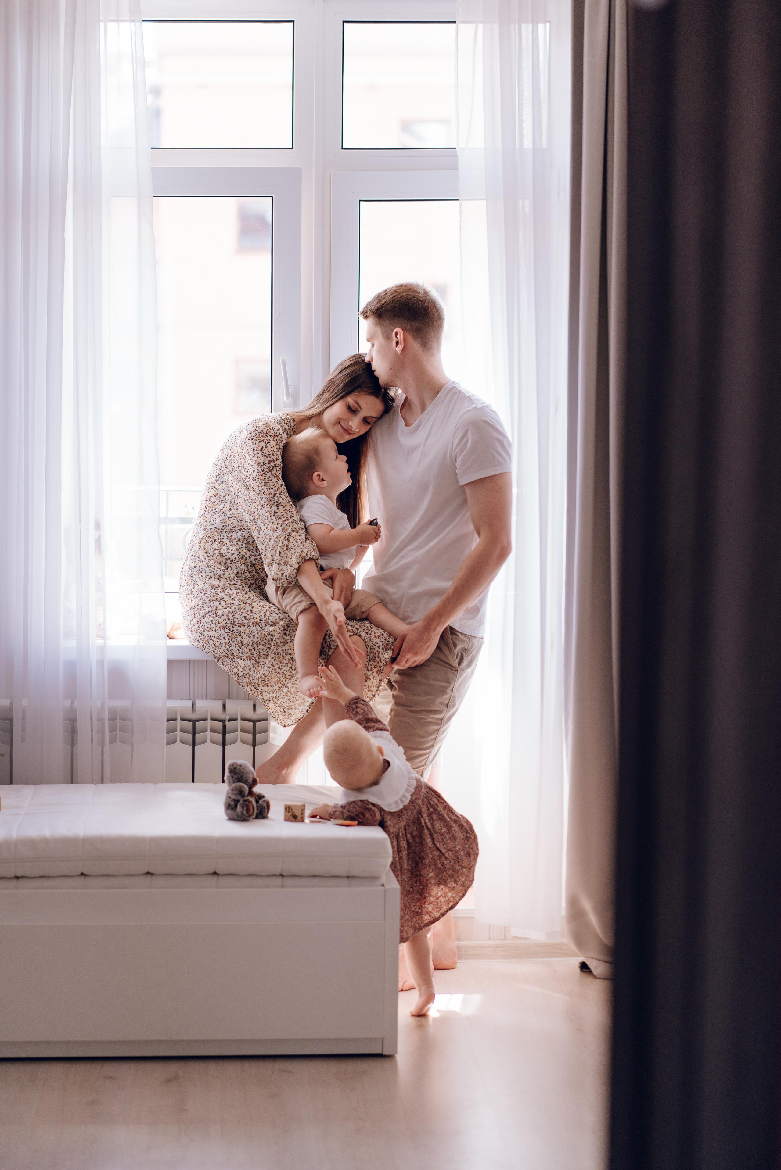 Аня, Антон, Андрей и Саша. Семейный фотограф в Москве Лилия Лебедева