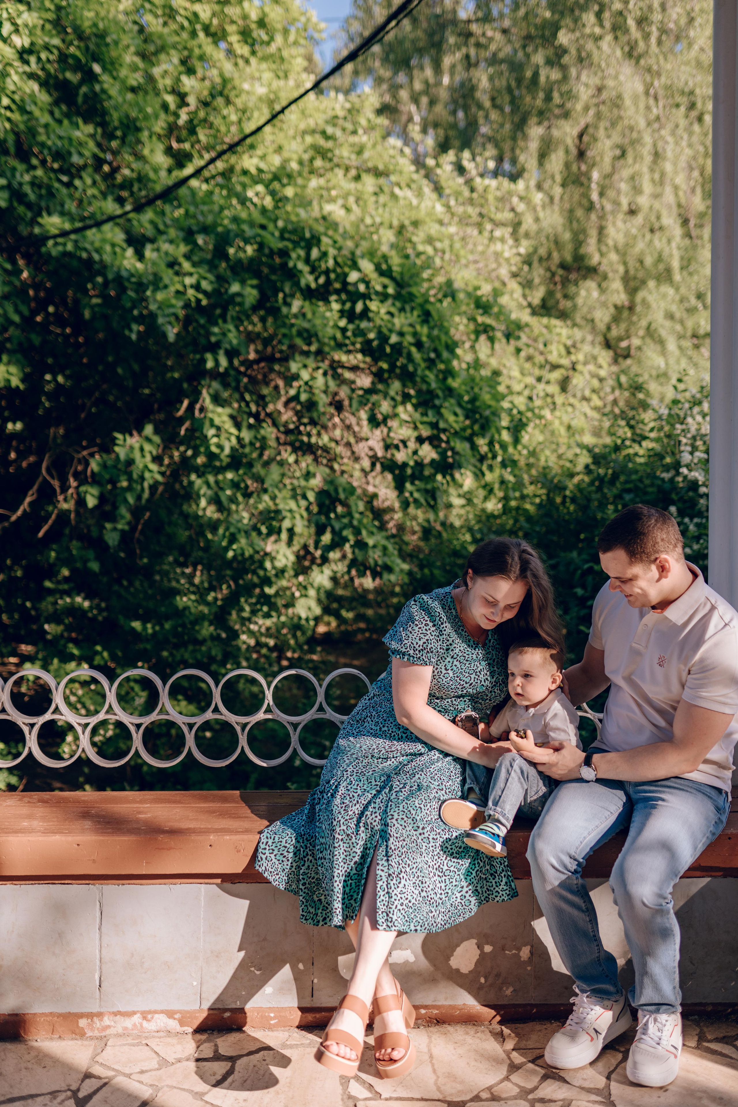 Наталья, Павел и Арсений. Семейный фотограф в Москве Лилия Лебедева