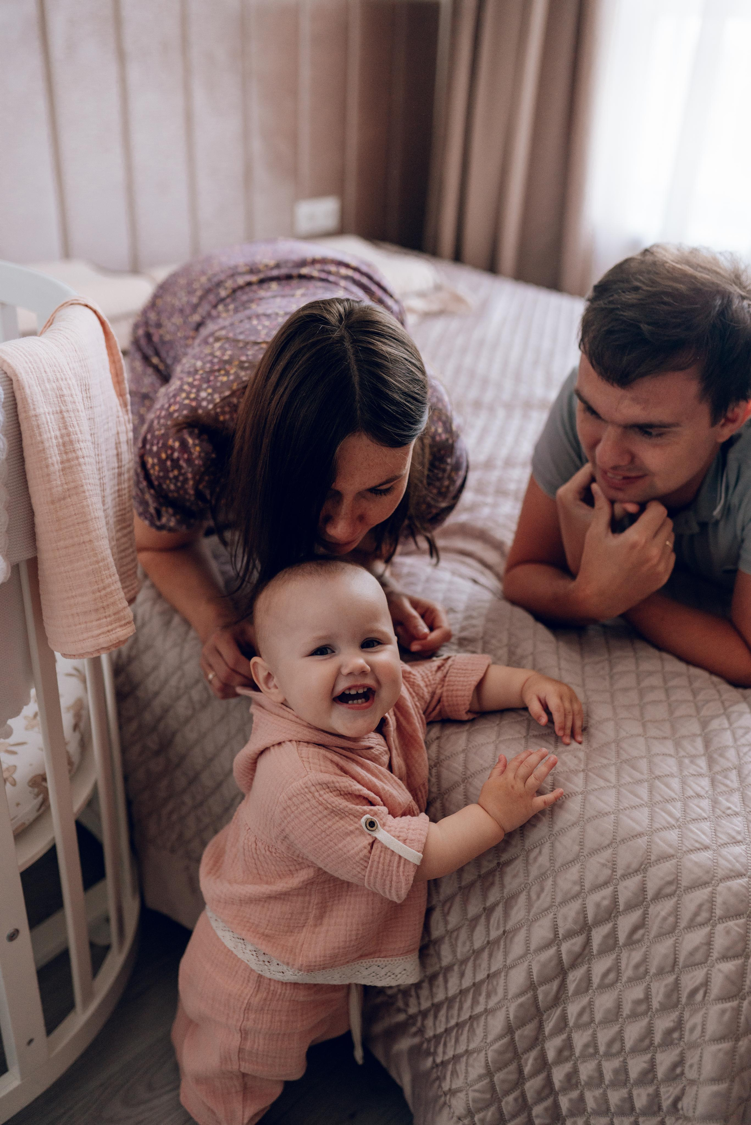 Екатерина, Иван и Лизочка. Семейный фотограф в Москве Лилия Лебедева