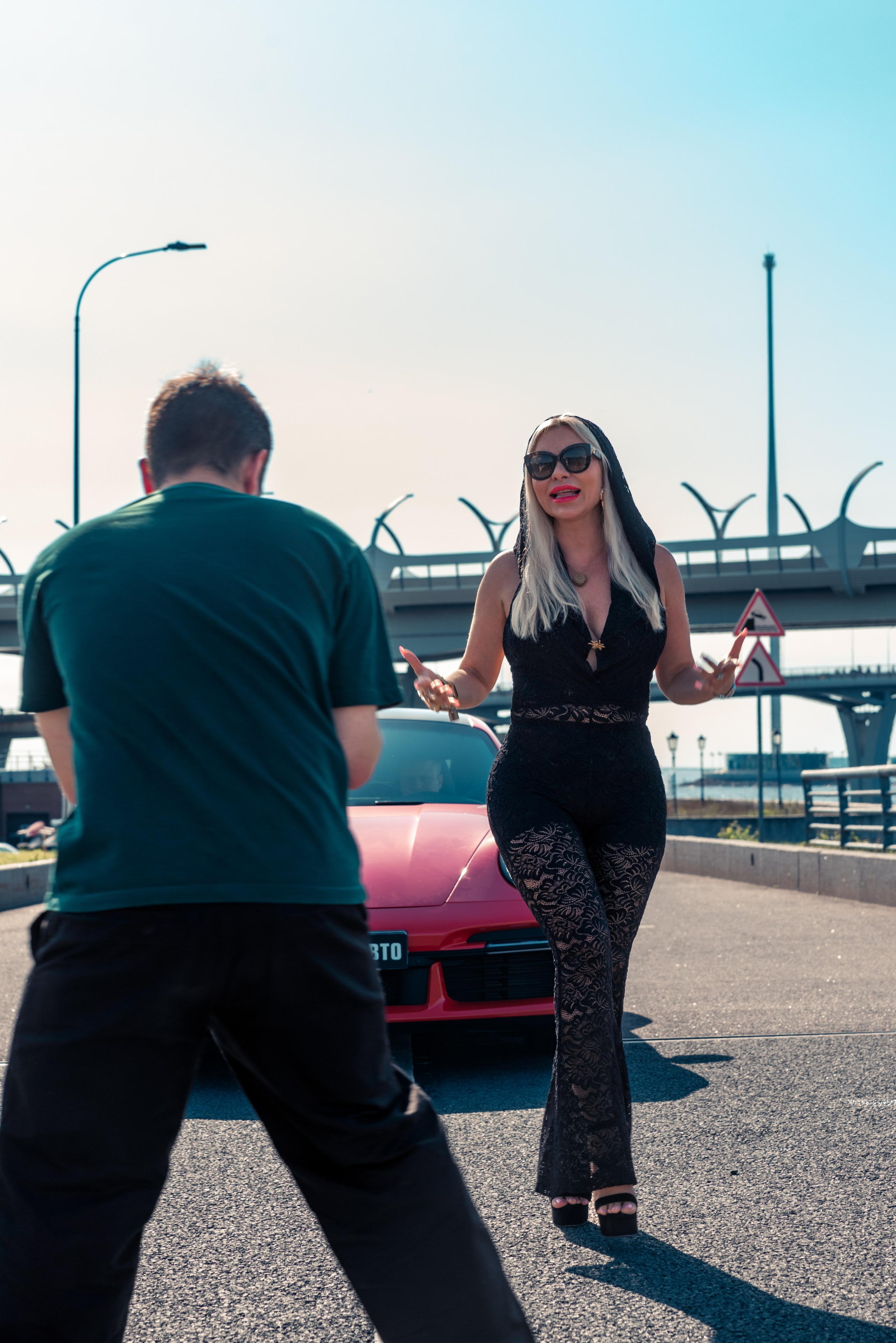 Мирослава, репортаж со съёмок клипа. Фотограф в Санкт-Петербурге Виктор Кудряшов