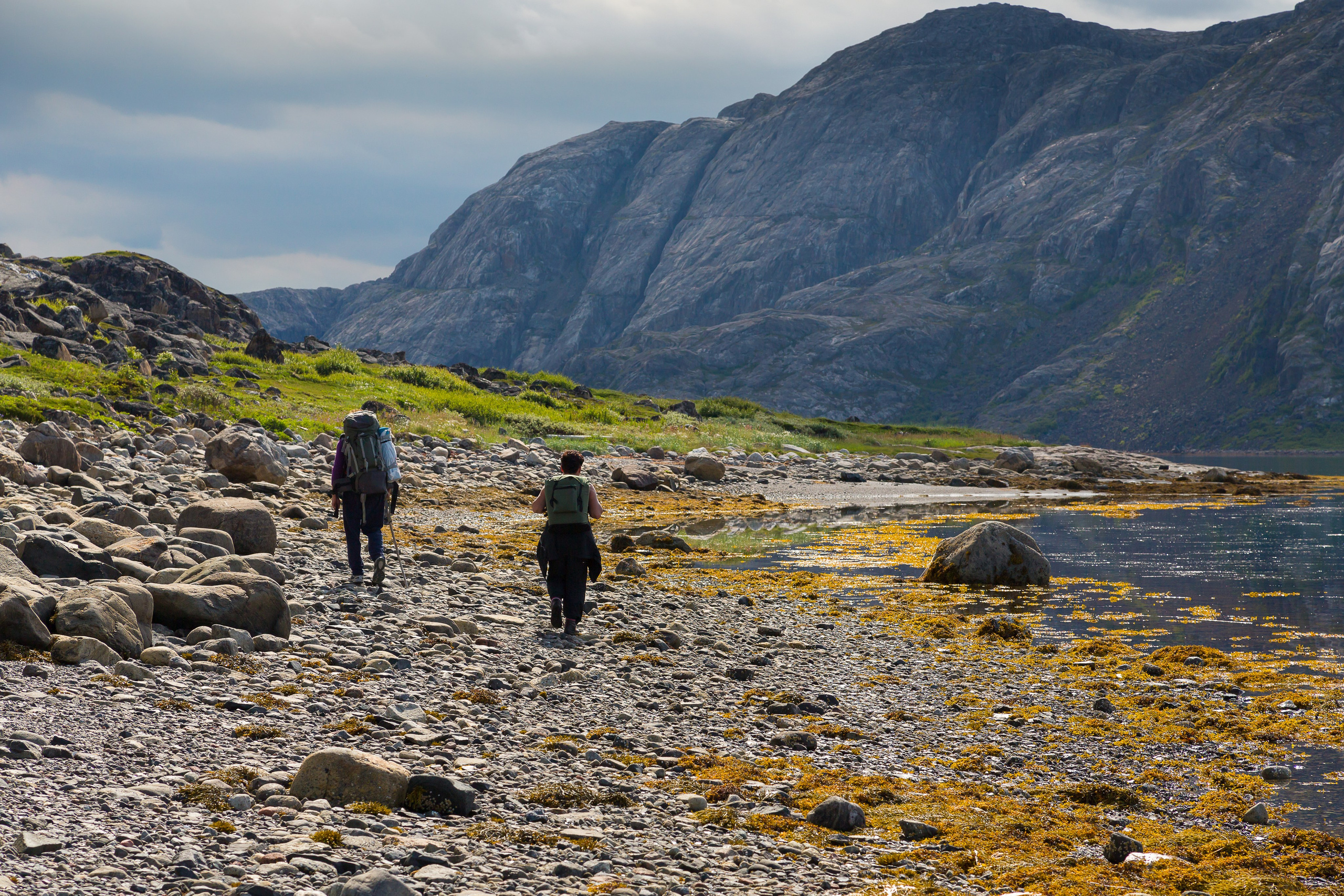 Фиорд Долгая щель. Пейзажи Крайнего Севера. Баренцево море, Рыбачий, Средний, Немецкий