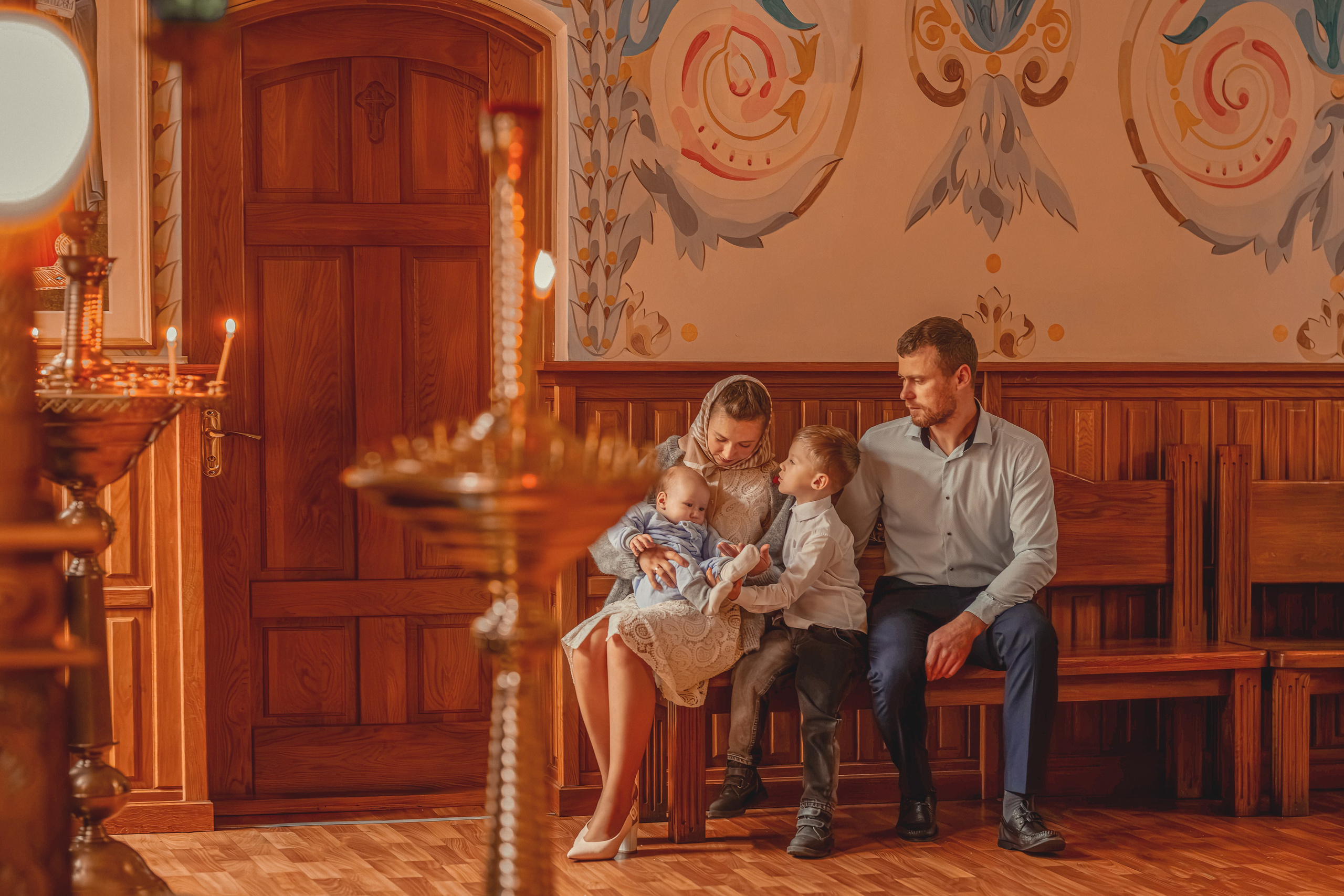 Таинство Крещения Георгия. Фотограф Таинств Крещения и Венчания в г. Курске