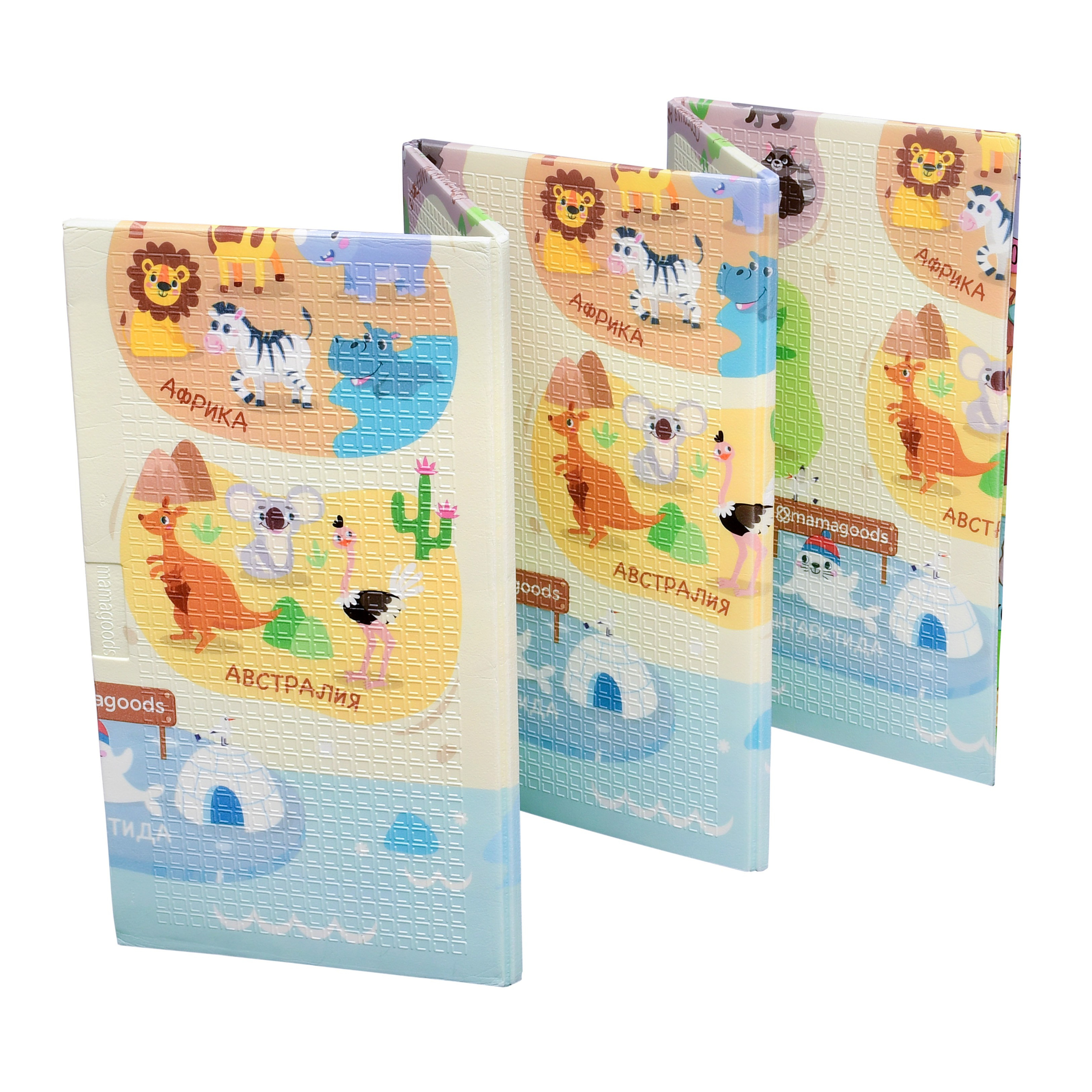 коврик для детей складной двухсторонний развивающий