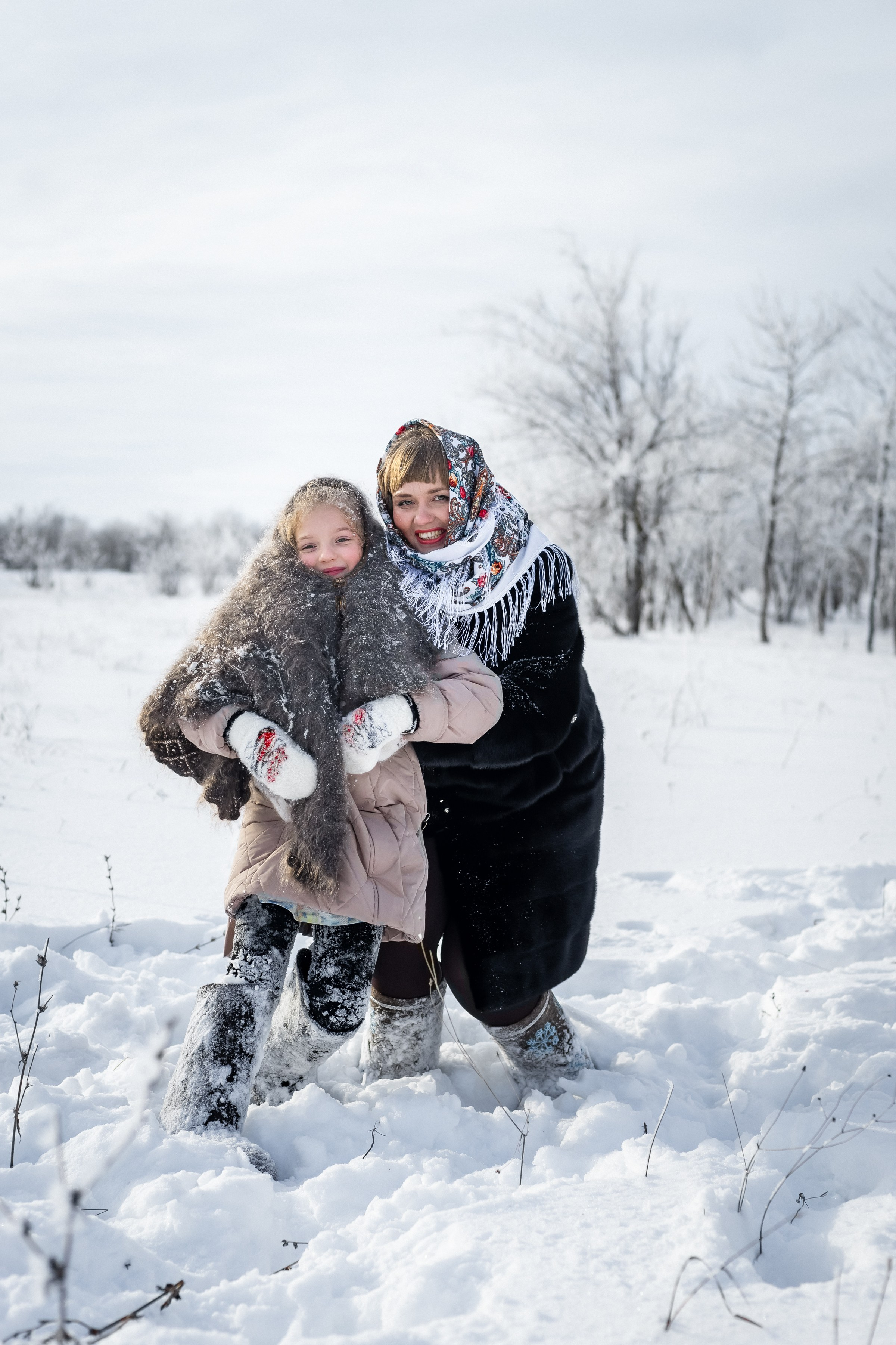 Зимняя в русском народном стиле. Ольга Плаксина фотограф в Саратове