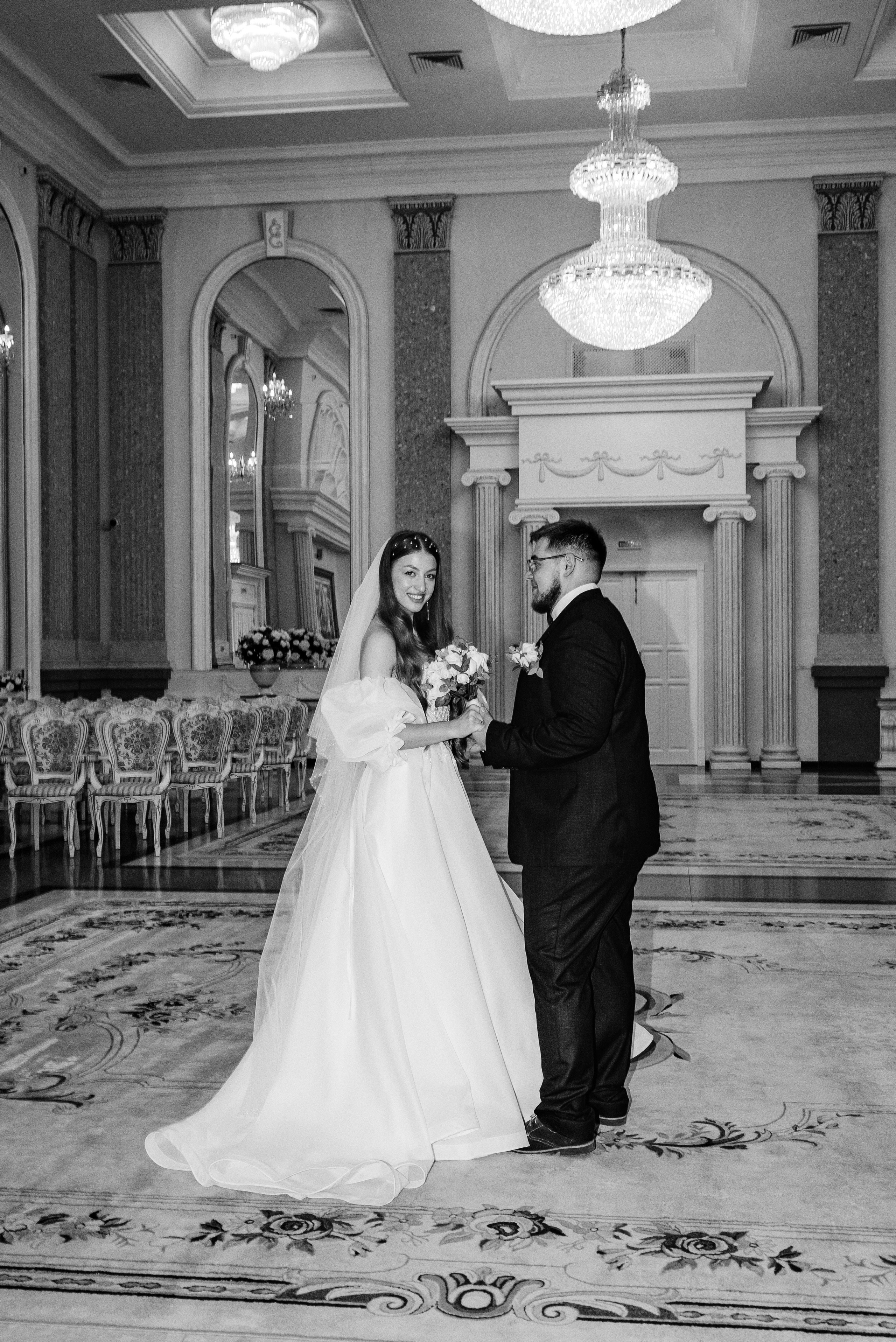 Екатерининский зал. Краснодар. Василий и Алёна 20.01.22. Свадебный и семейный фотограф в Донецке, Ростове, Севастополе!