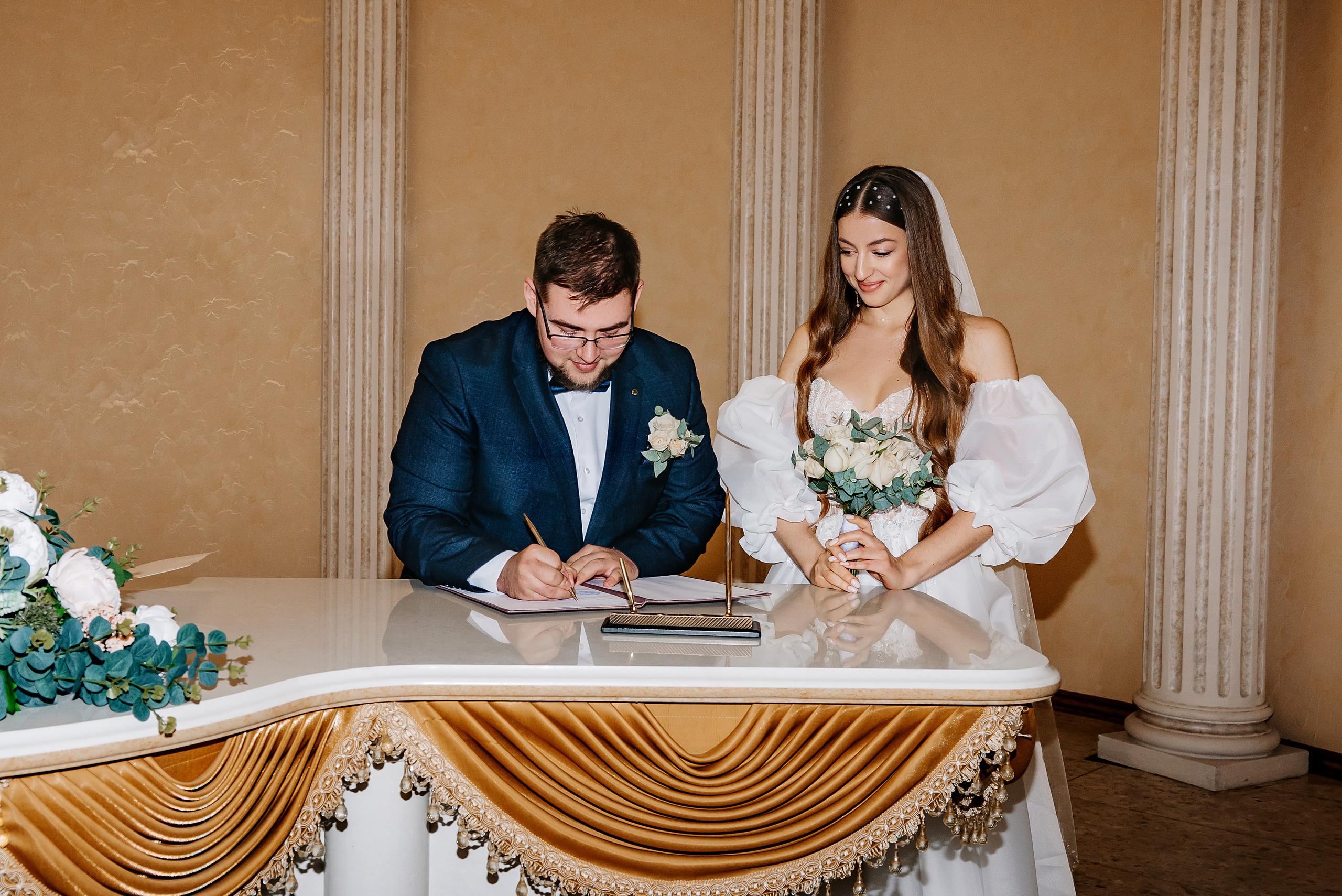 Екатерининский зал. Краснодар. Василий и Алёна 20.01.22. Свадебный и семейный фотограф в Донецке, Ростове, Севастополе!