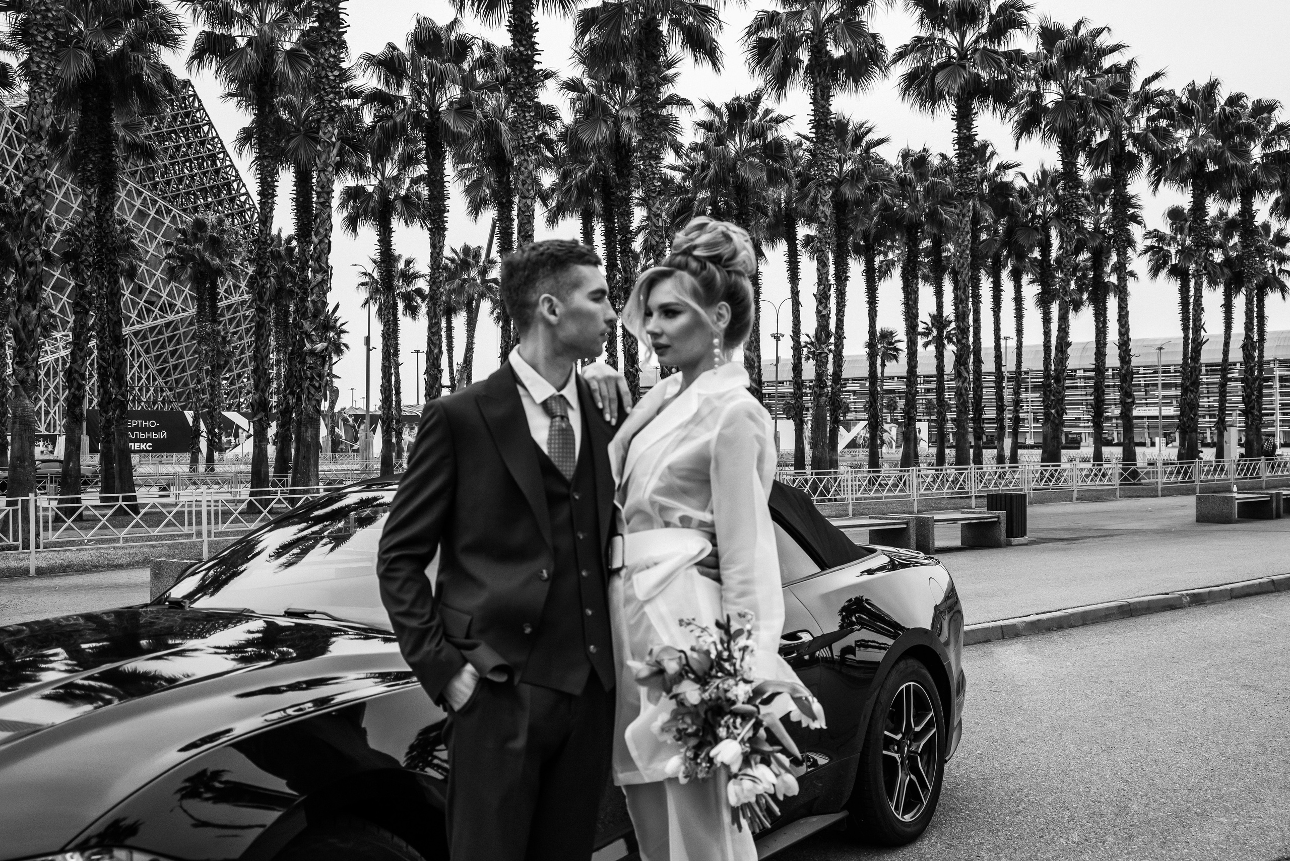 Свадьба в Сочи! Аллея пальм). Свадебный и семейный фотограф в Донецке, Ростове, Севастополе!