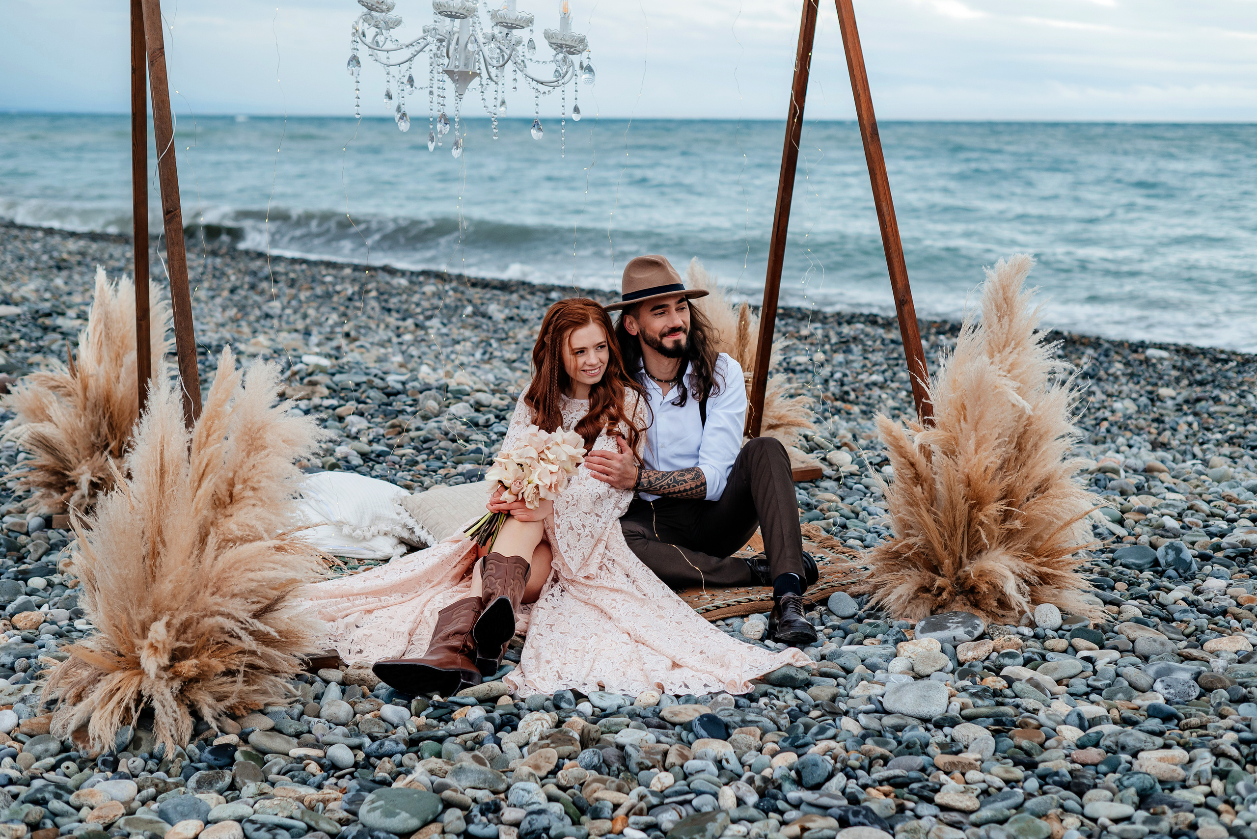 Свадьба в стиле Бохо 🥰 Сочи🐬 16.02.2023. Свадебный и семейный фотограф в Донецке, Ростове, Севастополе!