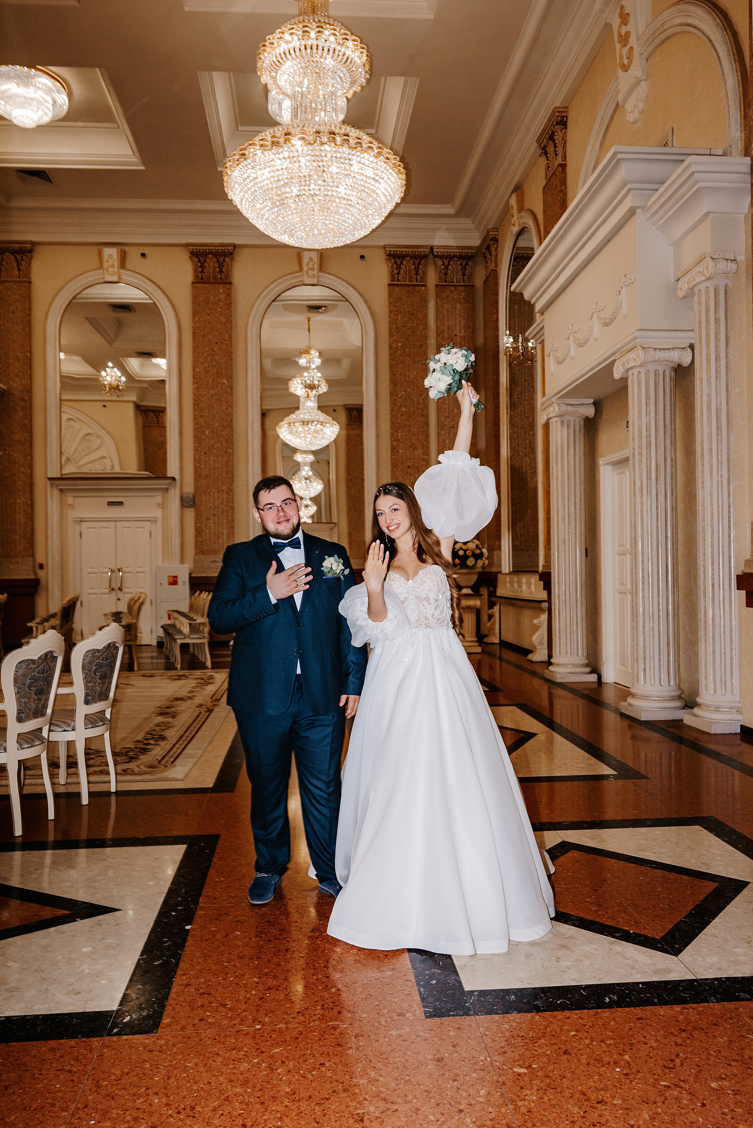 Екатерининский зал. Краснодар. Василий и Алёна 20.01.22. Свадебный и семейный фотограф в Донецке, Ростове, Севастополе!