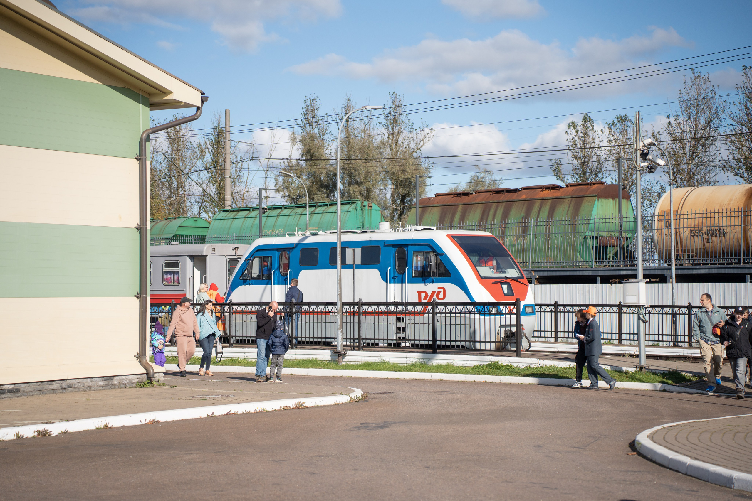 Малая Октябрьская детская железная дорога. Фотограф Мария Ковкова