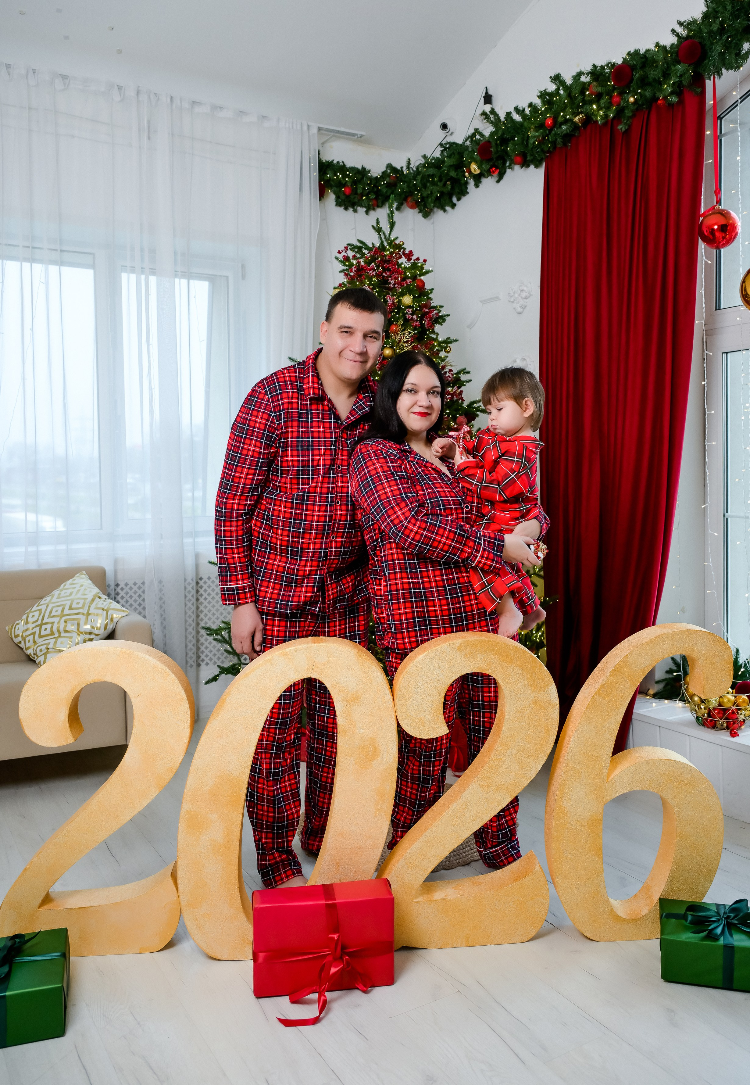 Семья Татьяна, Анатолий и Ксюшенька