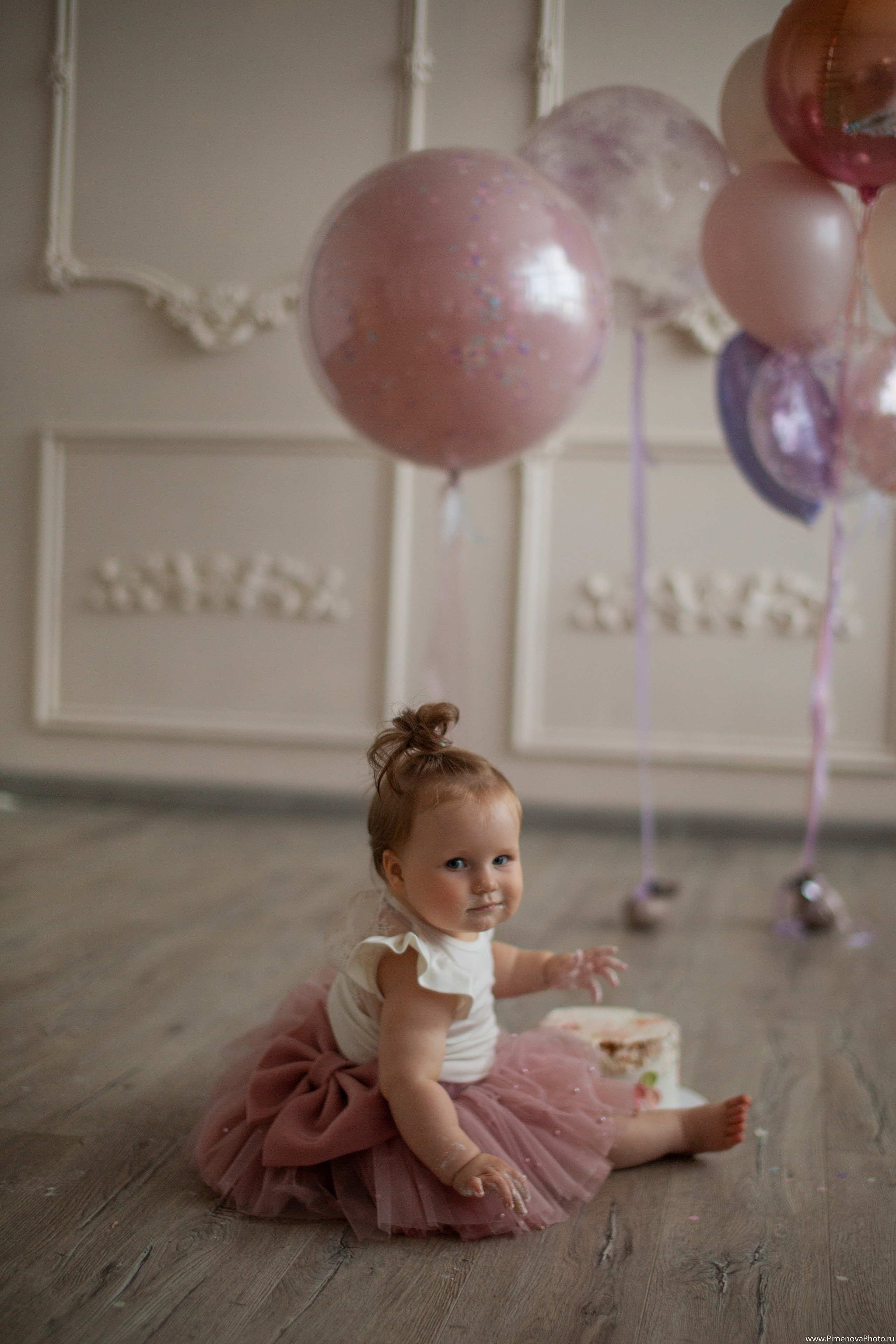 День Рождения Ксении, 1 год. Семейный и детский фотограф в Петрозаводске