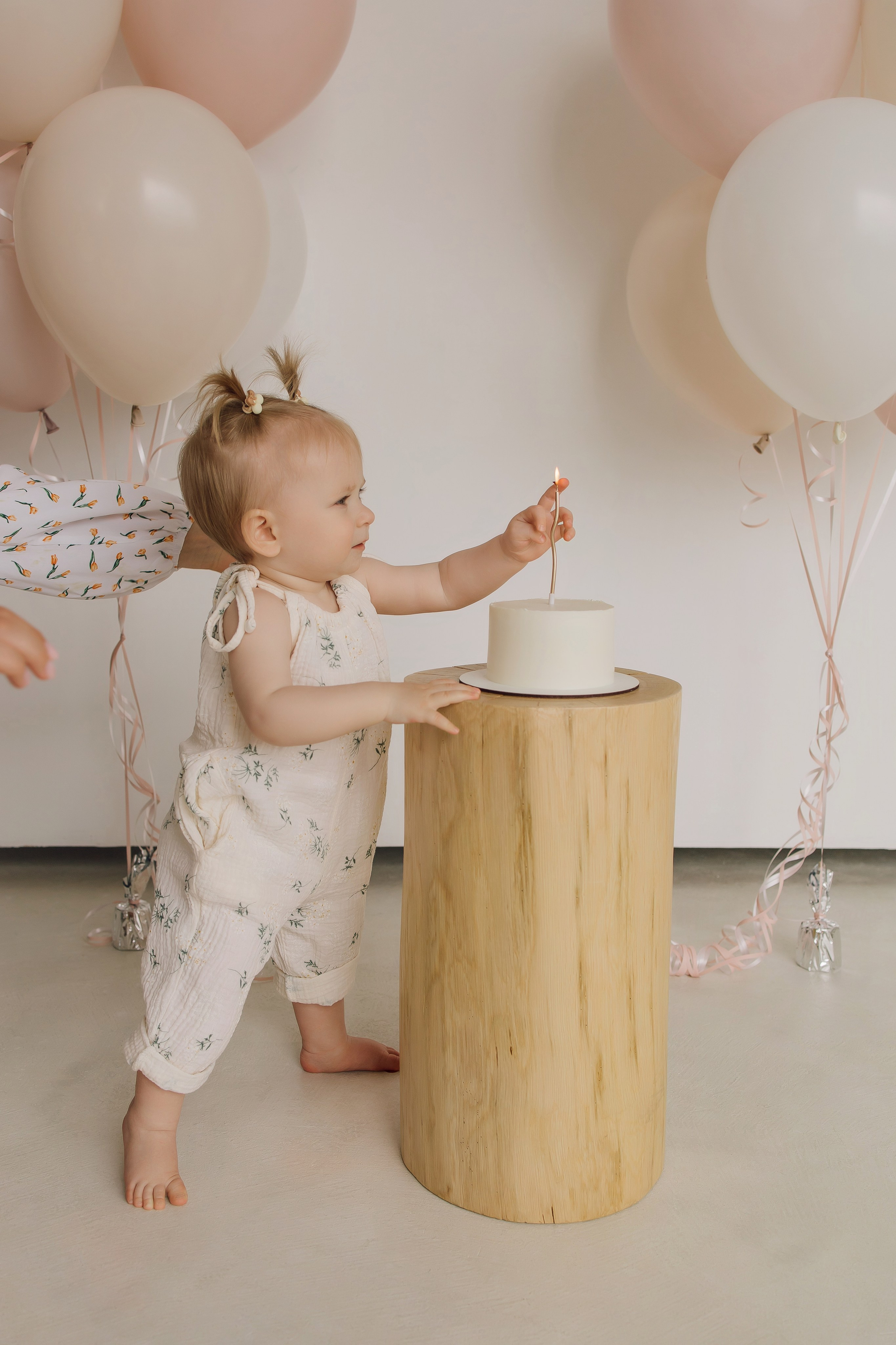 МАлышка Анечка с мамой и папой