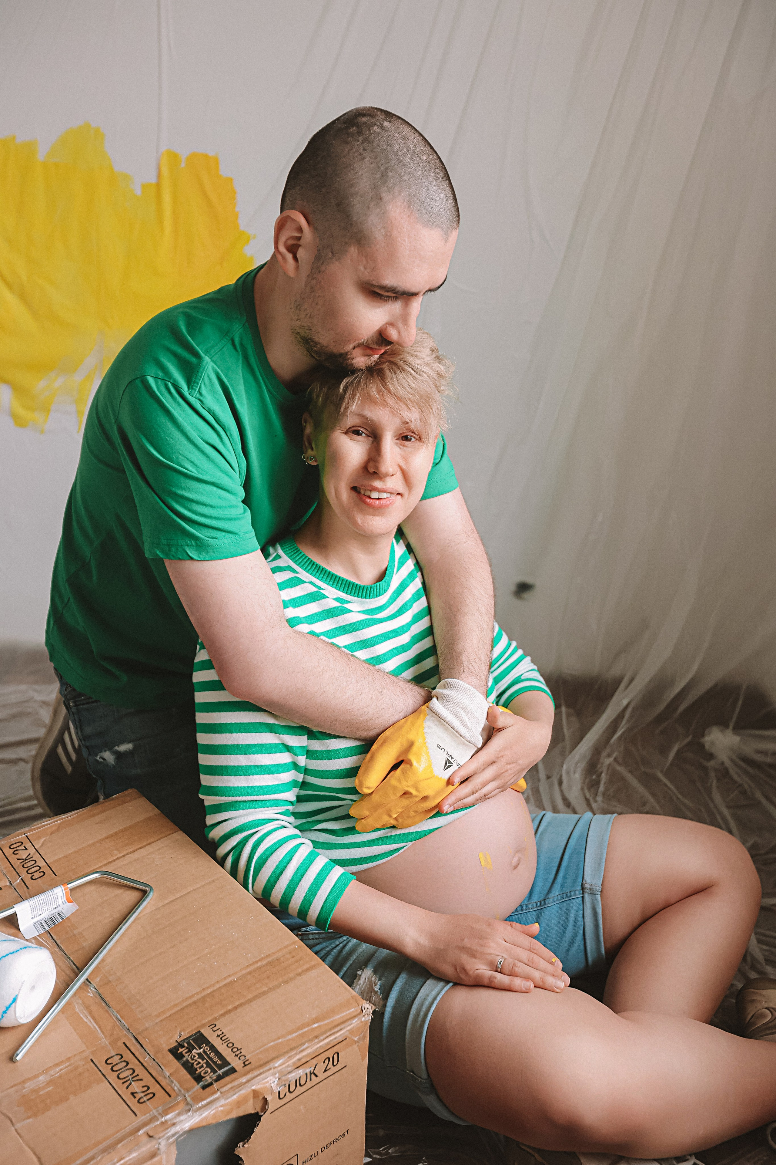 Ремонт. Семейный фотограф Тюмень, фотограф на роды Салмина Мария