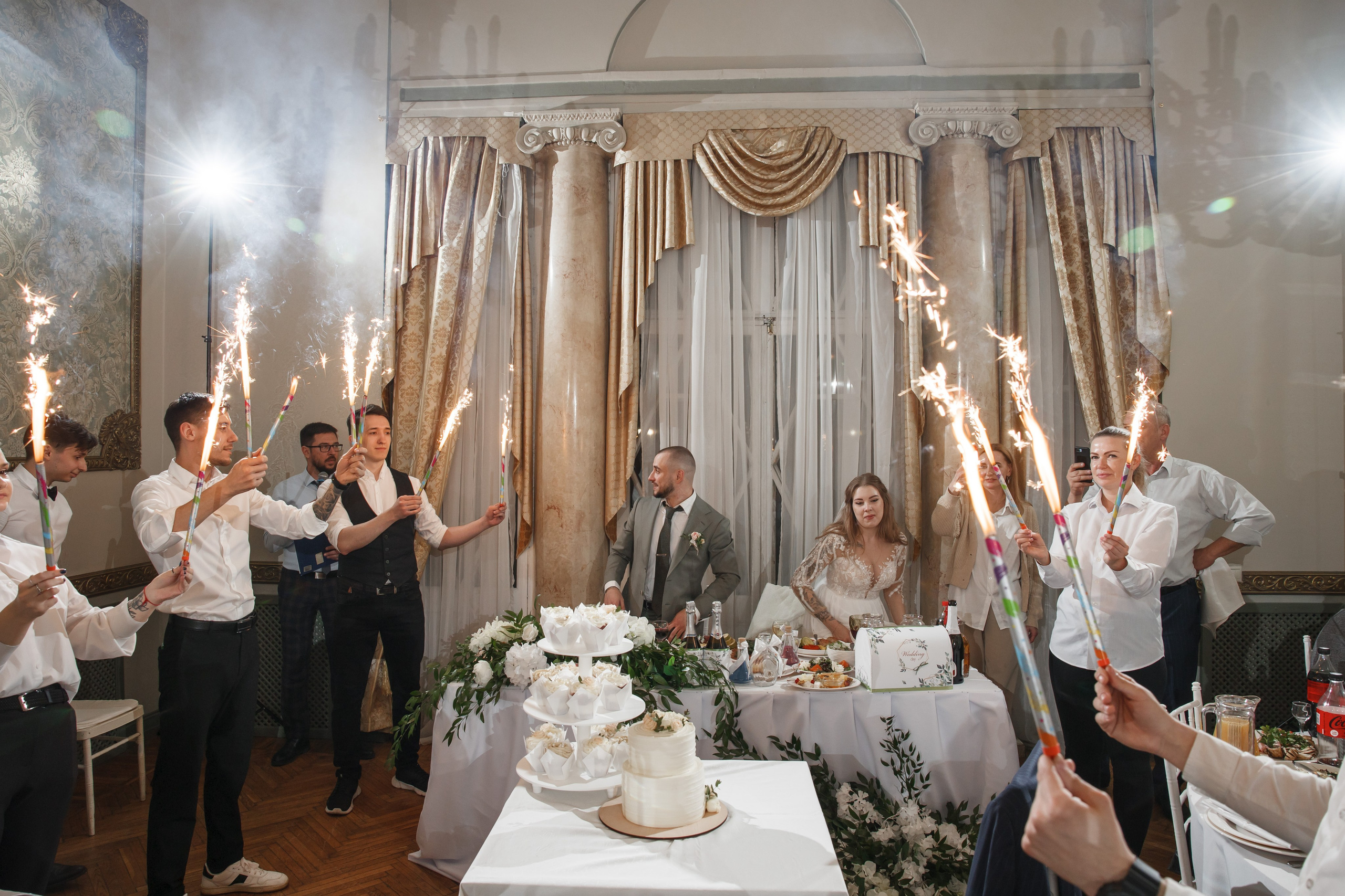 Варя и Денис, 4 ЗАГС + банкет. Свадебный и репортажный фотограф (Москва, Королев и другие)