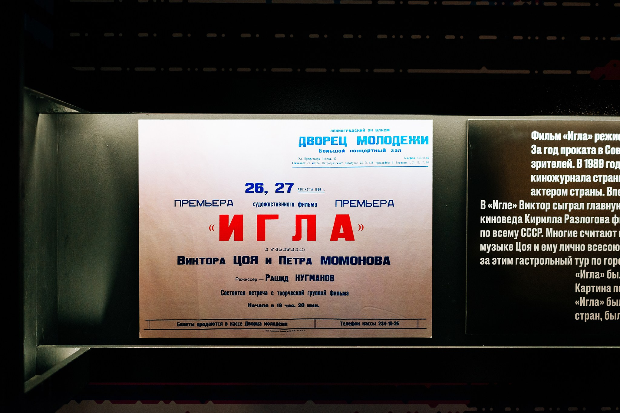 Выставка Виктор Цой. Легенда. Ноябрь 24. Репортажный фотограф в Санкт-Петербурге Анастасия Клёпова