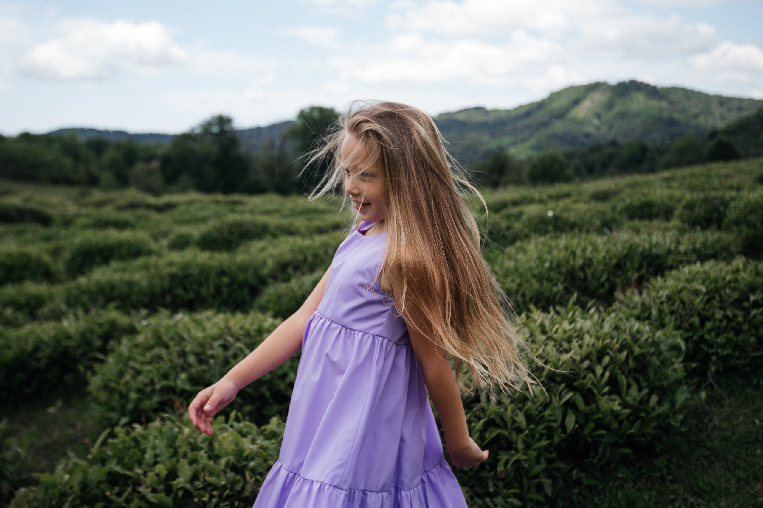 Tea plantation. Efimova Model Agency