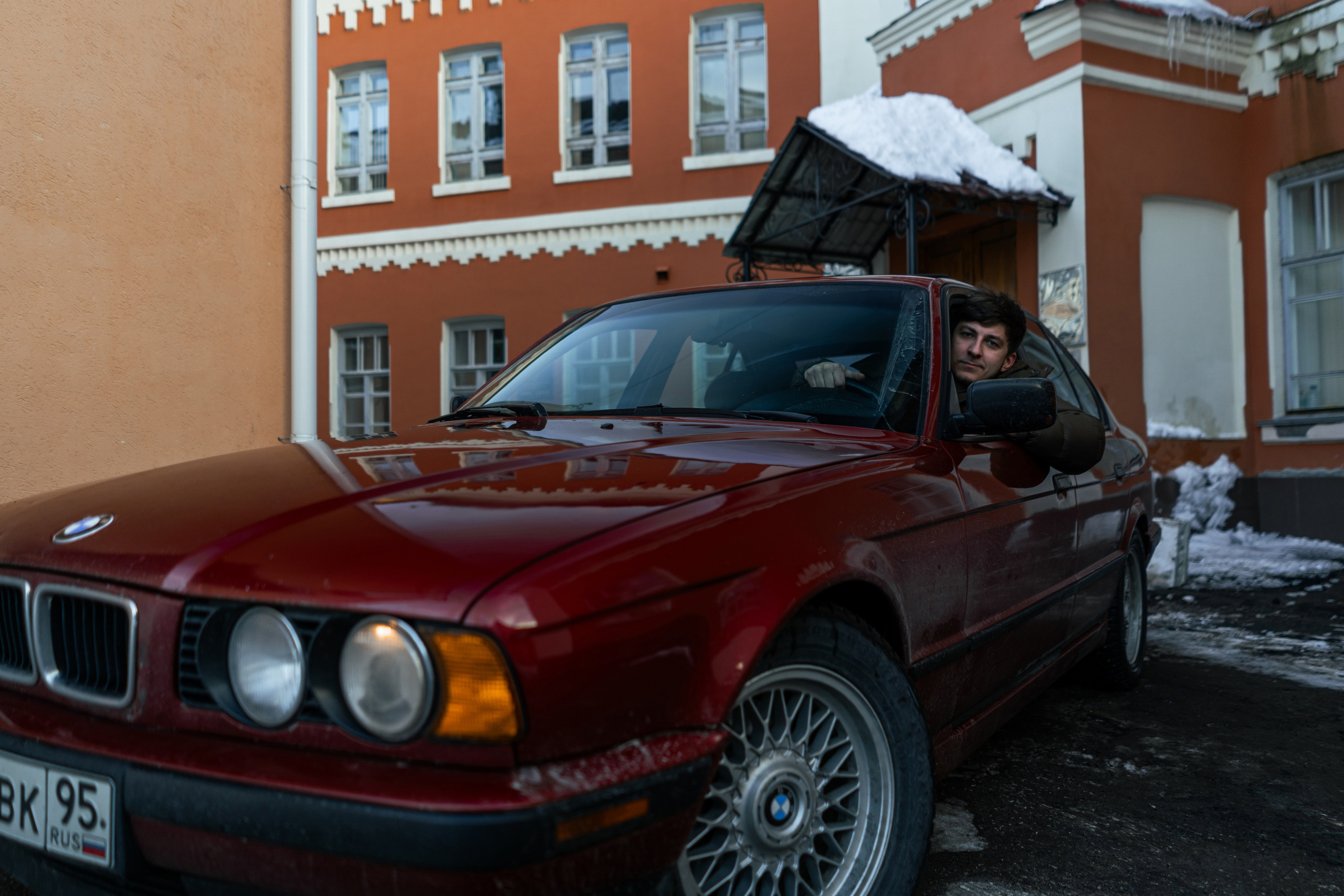 Автомобильная фото-сессия BMW 540i E34 в Калуге