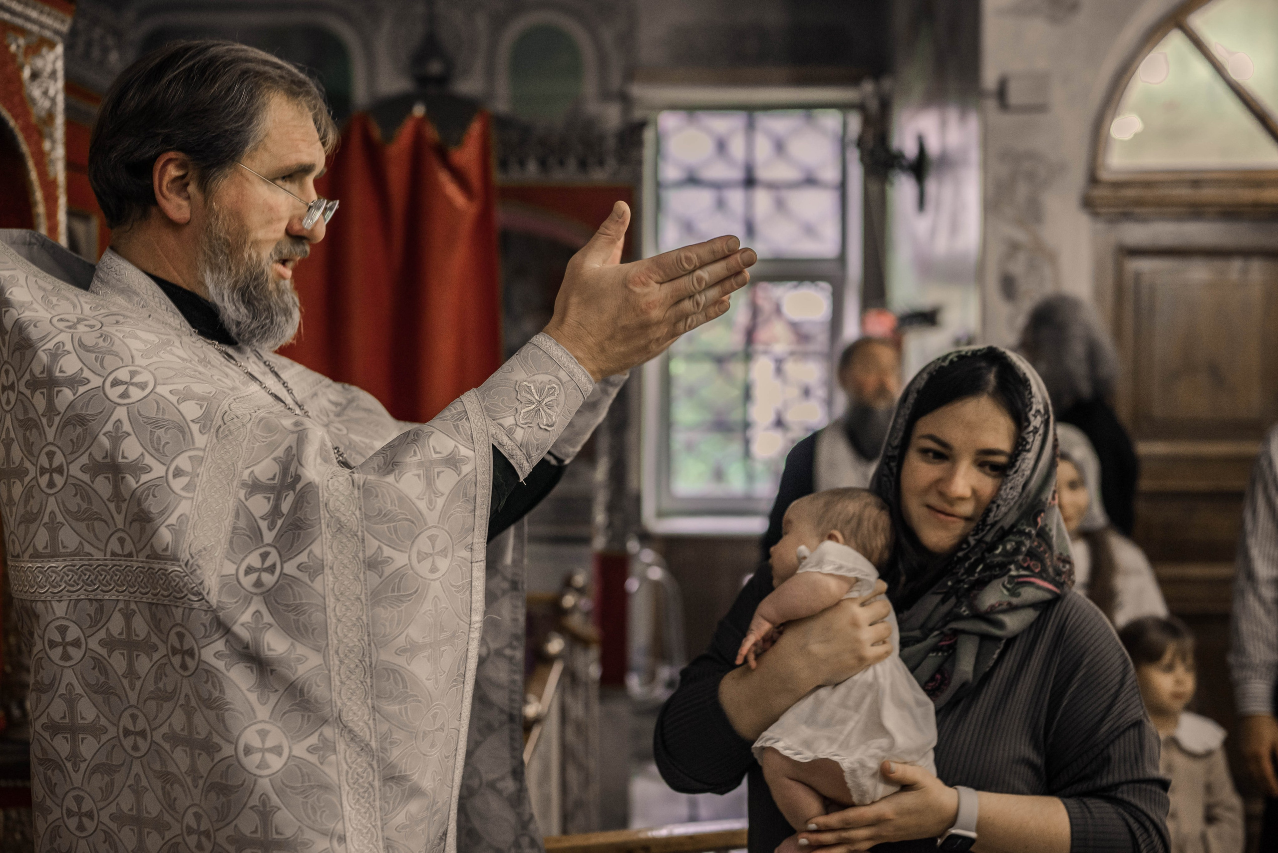 Крещение (мама Регина). Семейный и детский фотограф Москва