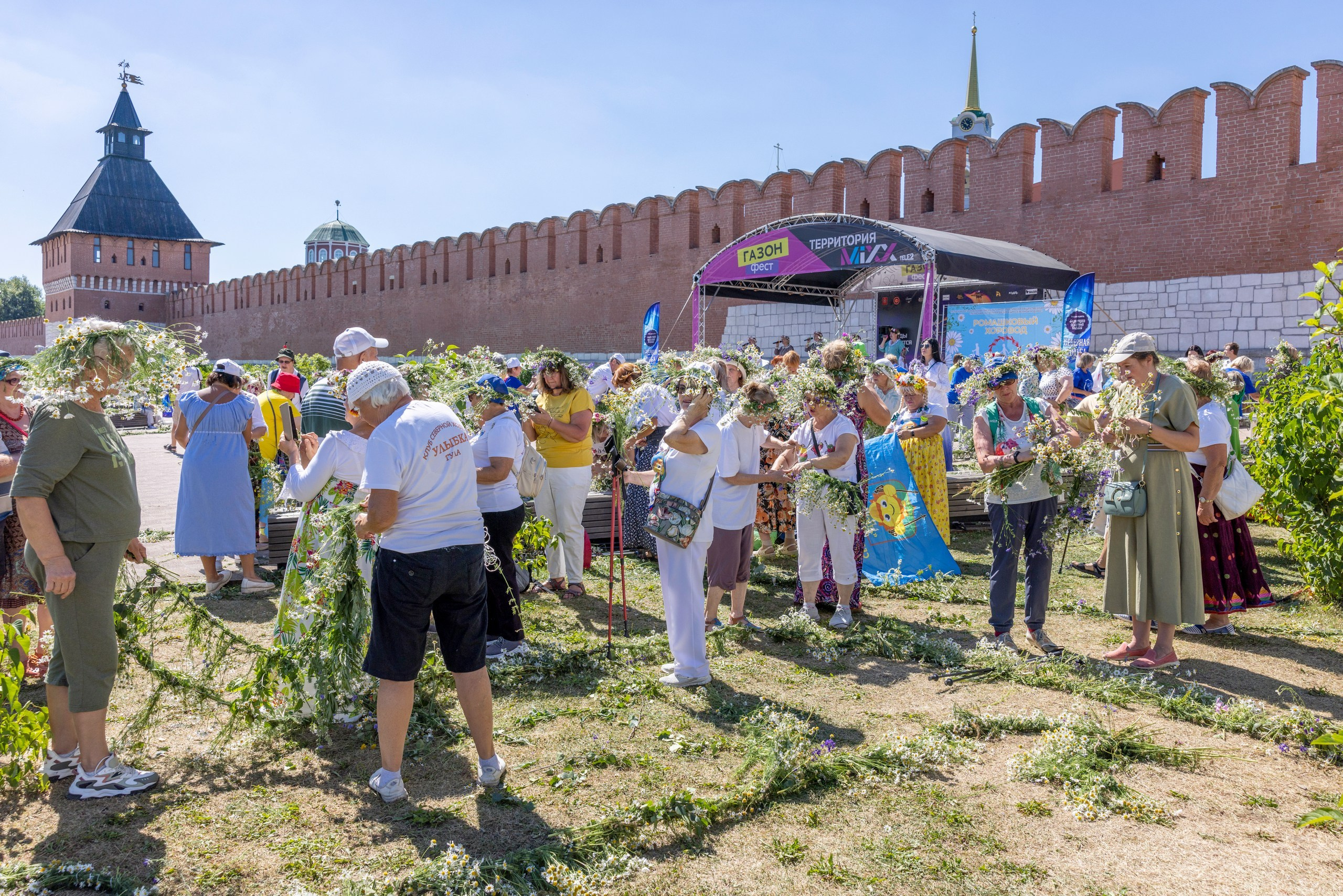 Фестиваль «Ромашковый хоровод». Северная ходьба. Фотограф в Туле Крупский АнДРей. Фотостудия «КАДР71» в Туле
