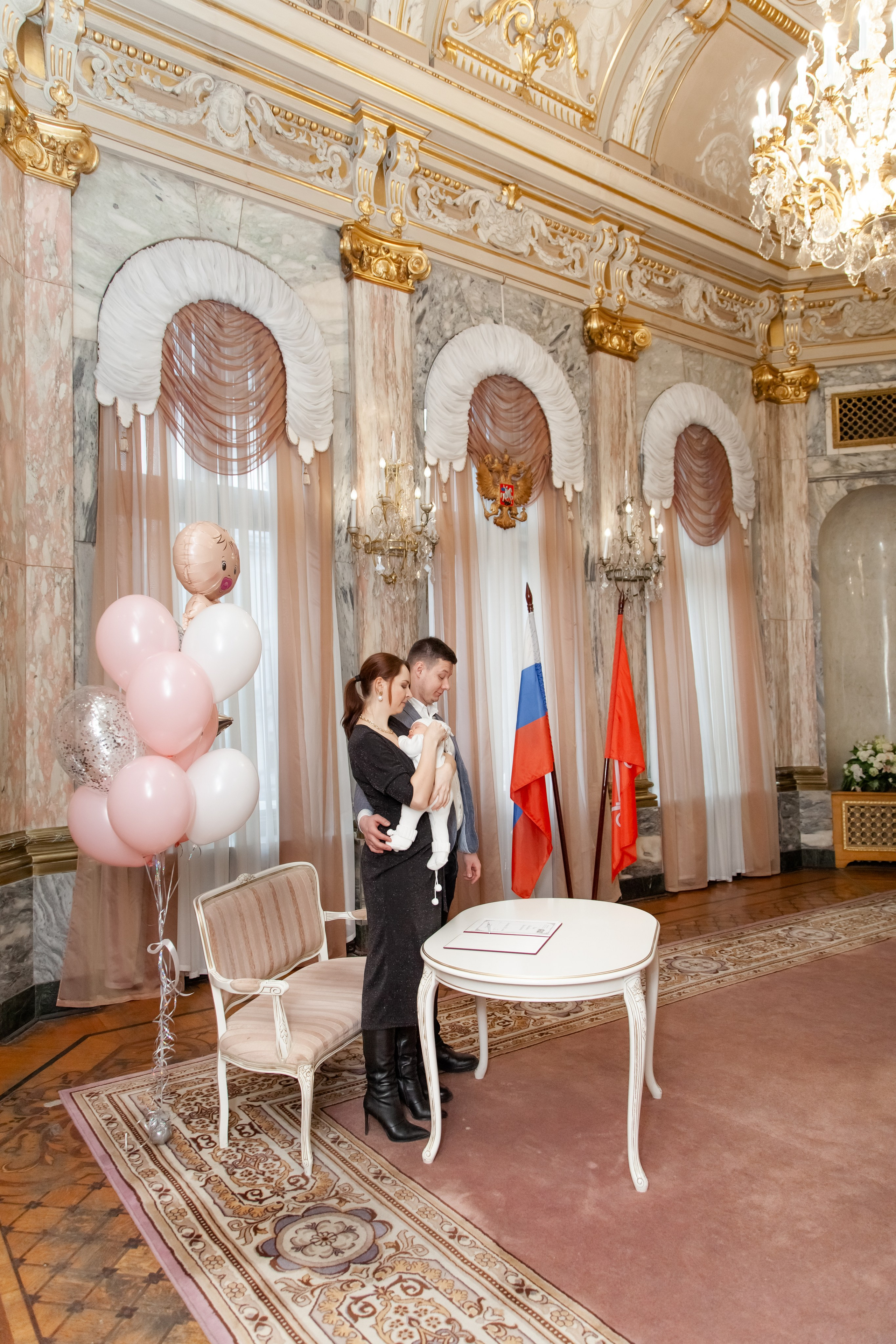 Дворец Малютка — Регистрация Василисы. Двойняшки-фотографы Анна и Анастасия в Санкт-Петербурге