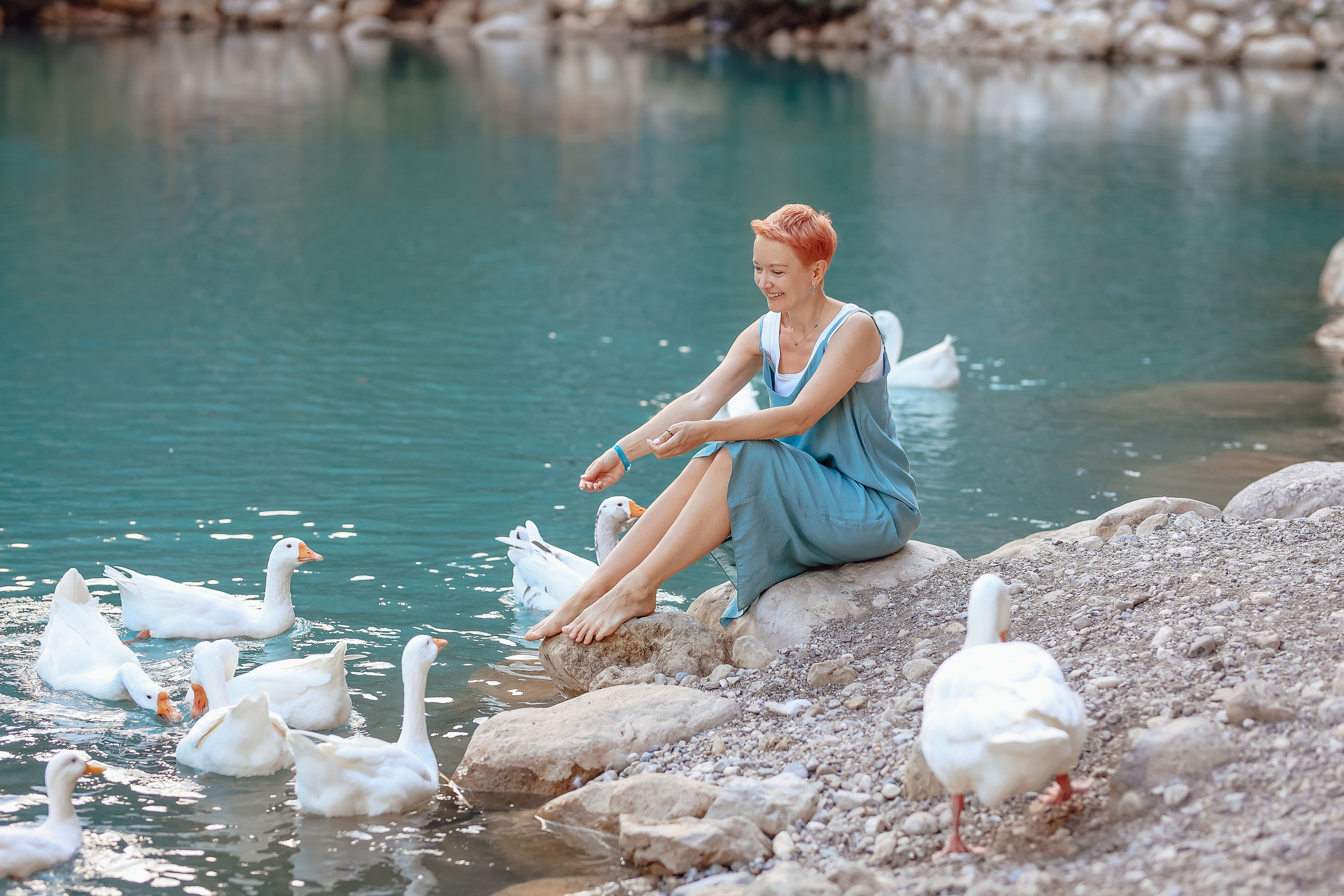 Photoshooting in canyon Goynuk (Kemer)