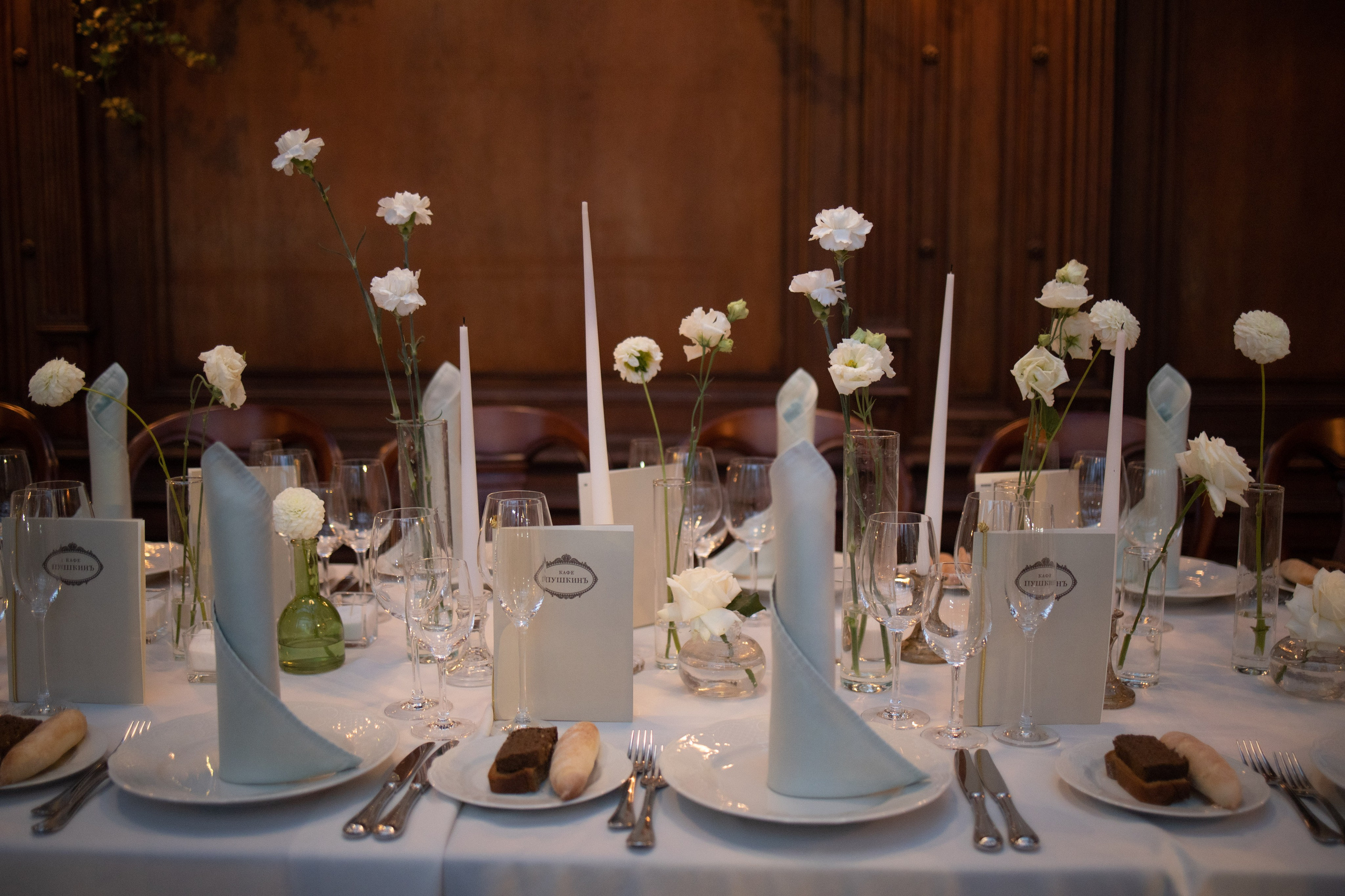 Лола & Иван. Ресторан «Пушкинъ». Оформление свадеб, декор свадеб Вера Маркова, Москва