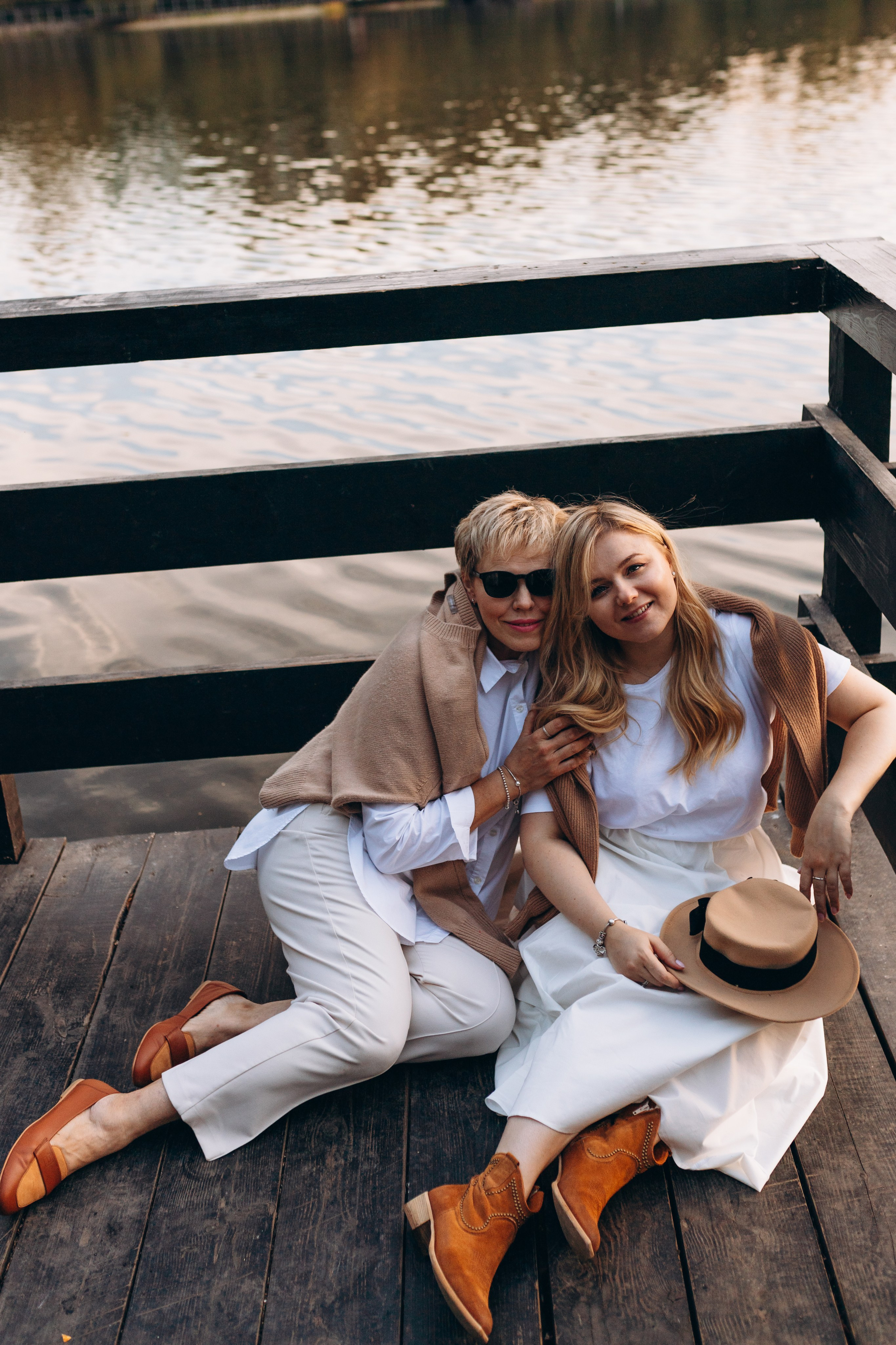 Ольга, Елена и маленькая Таисия. Семейный фотограф в Москве Жукова Анна