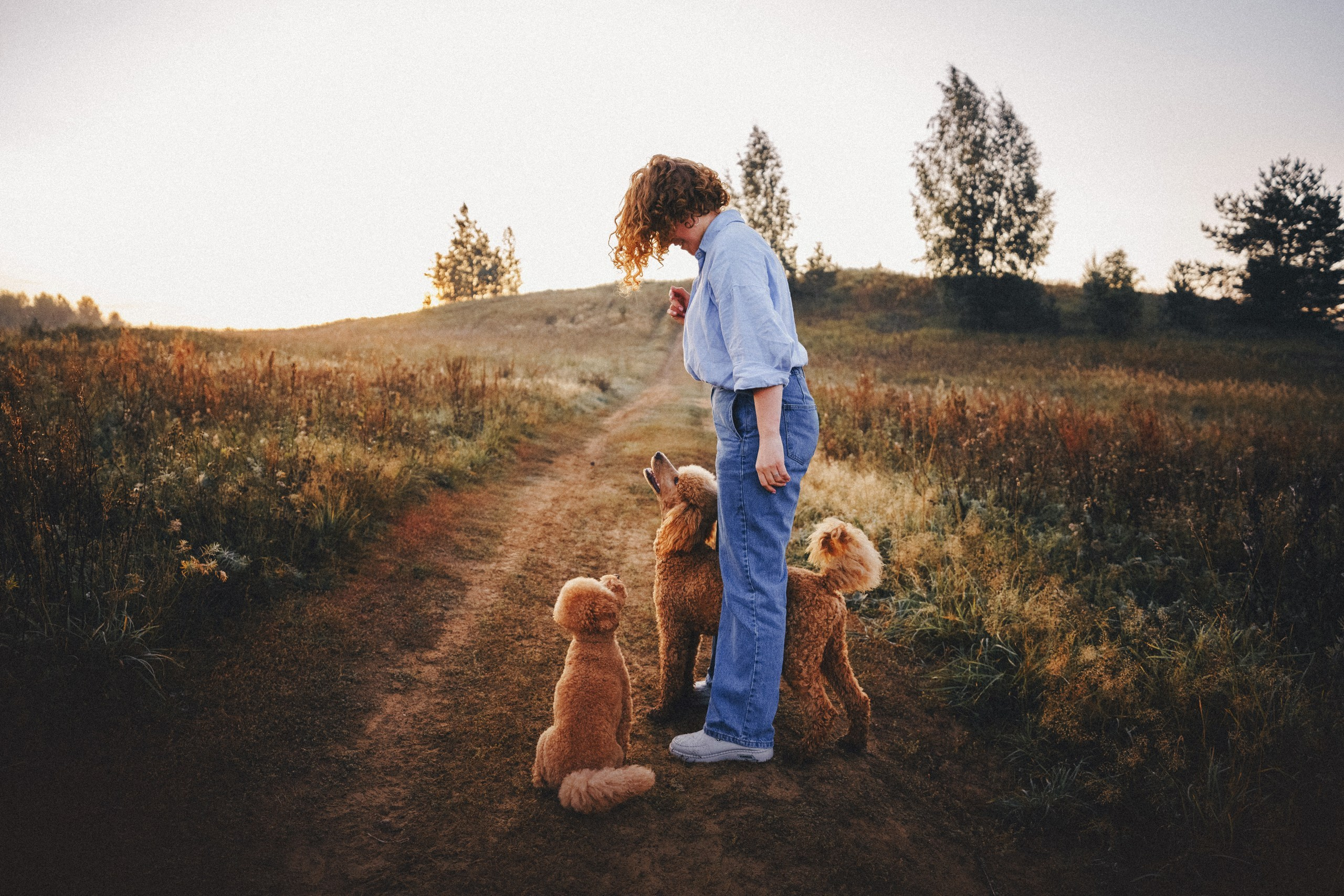 Юля, Кир и Цера. Фотограф анималист Осипчикова Мария