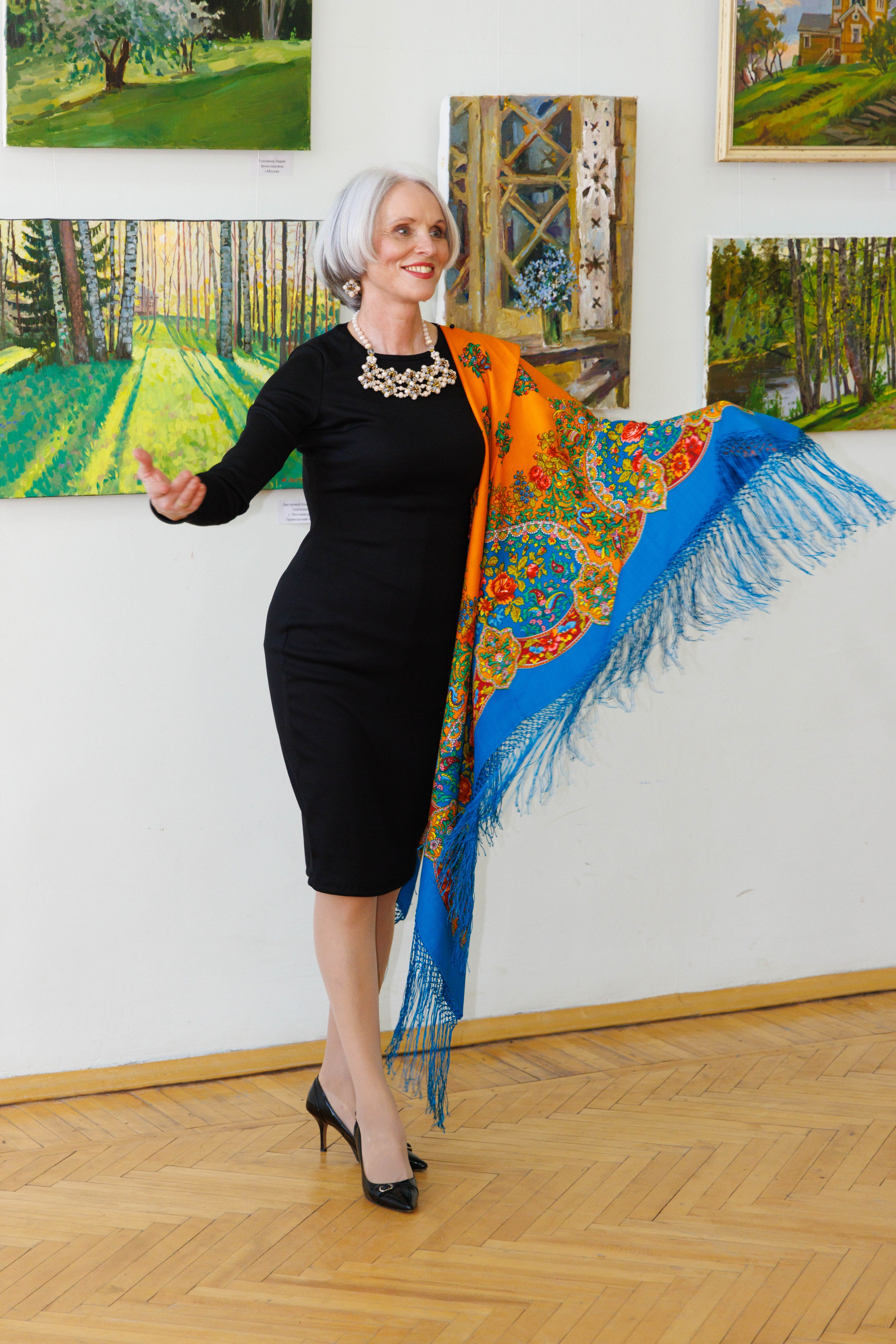 Всероссийский пленэр художников в доме-музее Ильи Репина, 2025. Коллекционер и искусствовед Олеся Ястребова