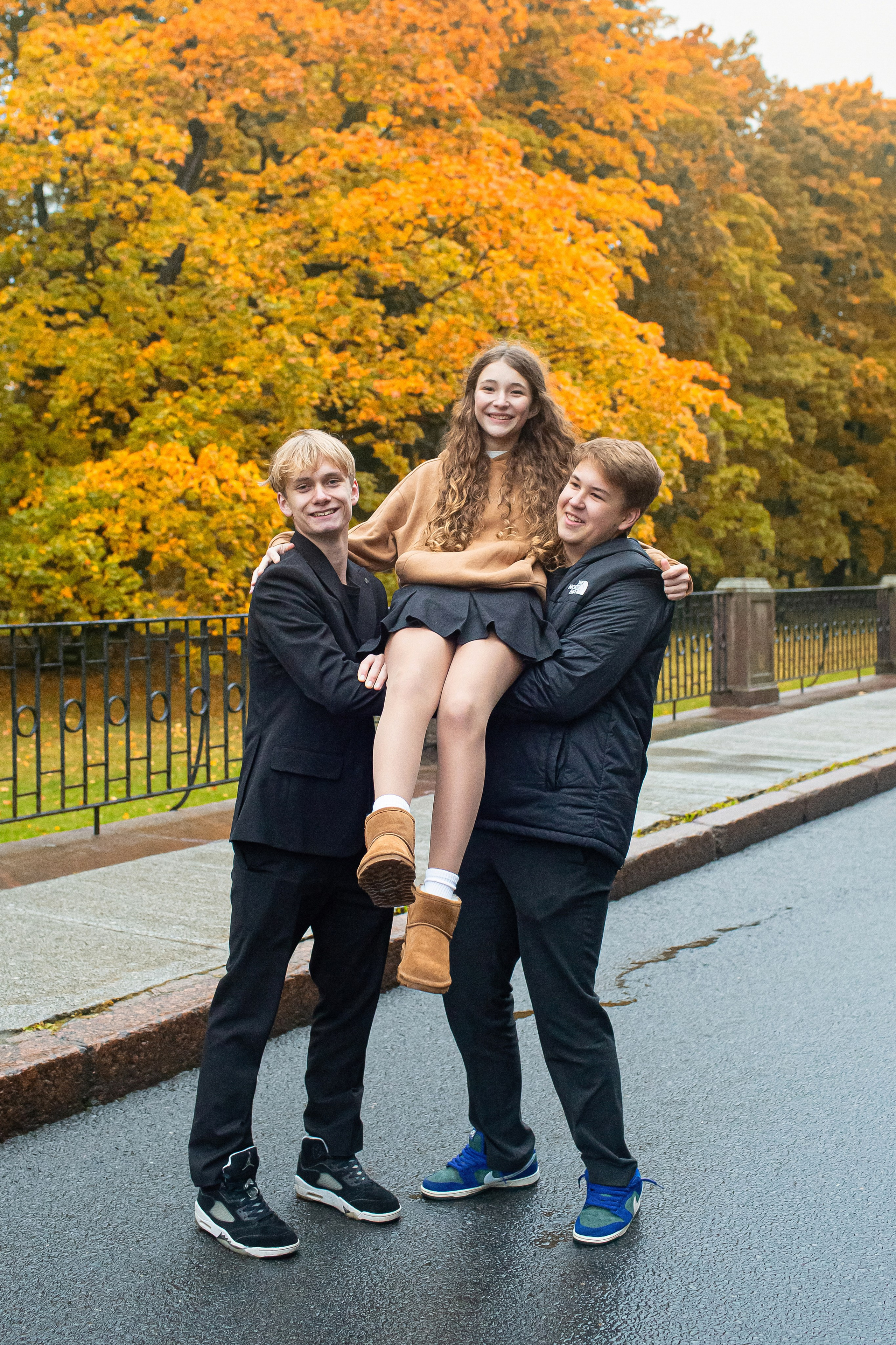 Осень. Старшая школа. Свадебный, семейный, детский фотограф в Санкт-Петербурге