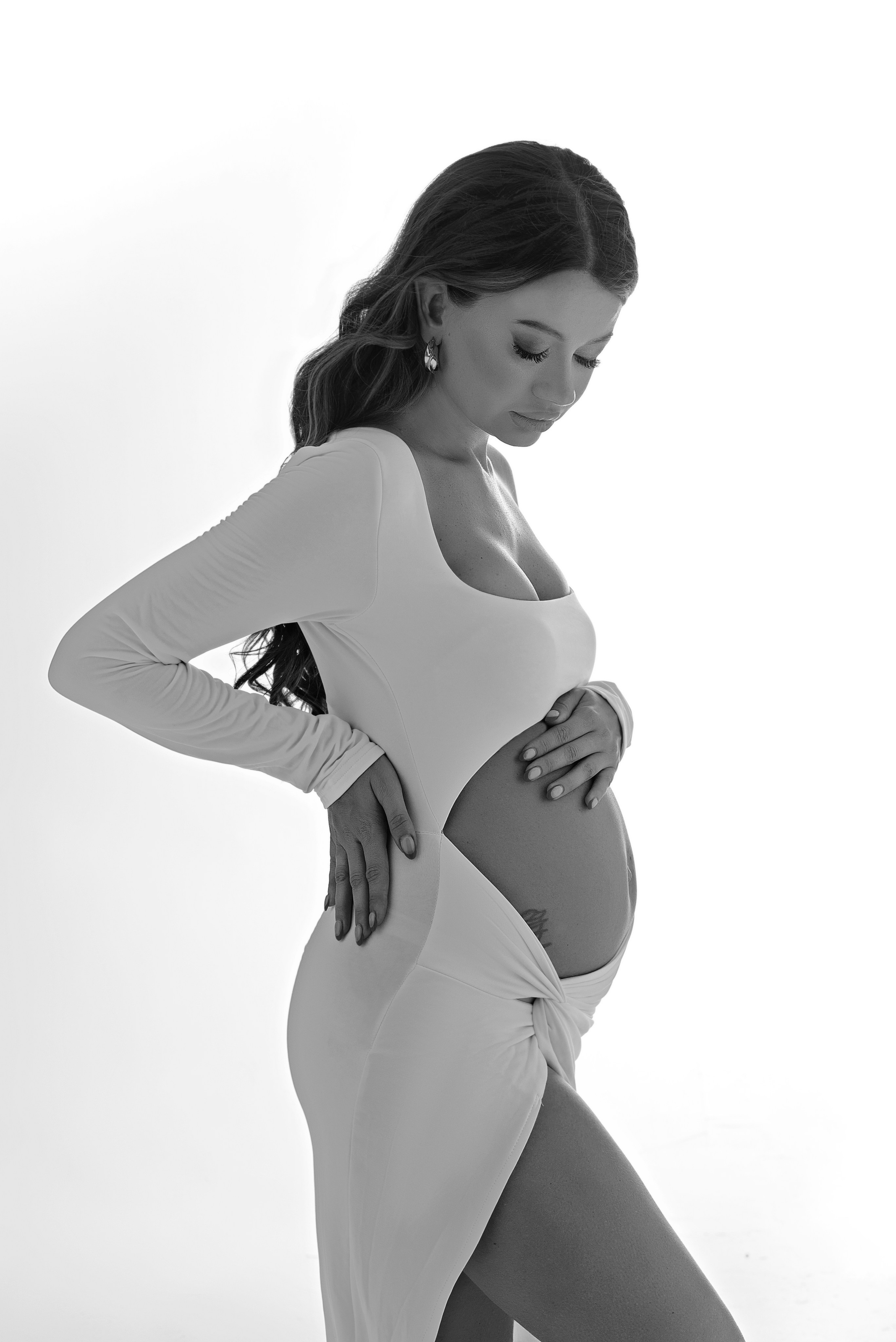 Красивая фотосессия беременности. Фотограф беременности и новорожденных в Рязани