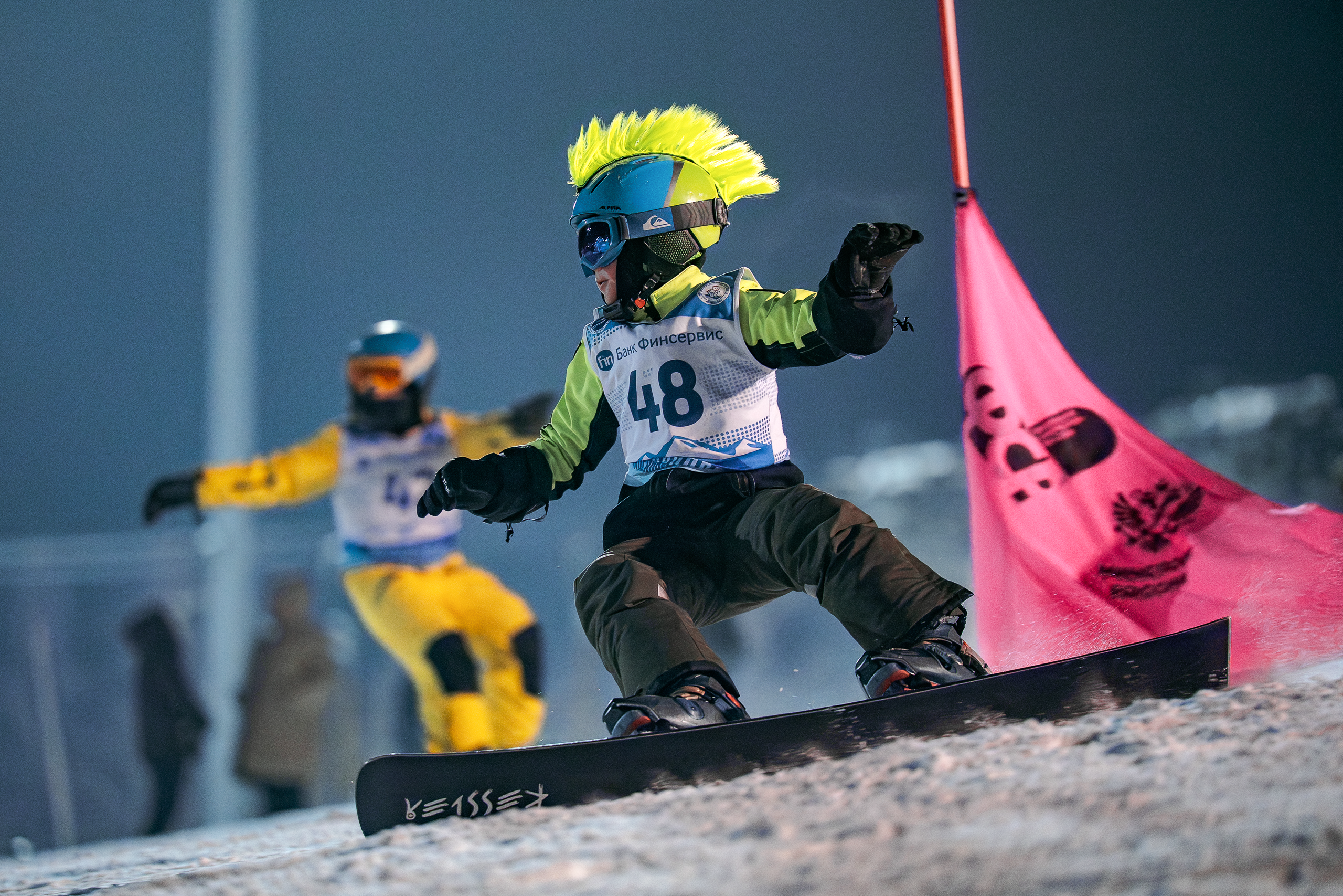 2026.02.06 | Первенство Дмитровского м. о. по сноуборду, PGS. Фотограф Студитский Евгений