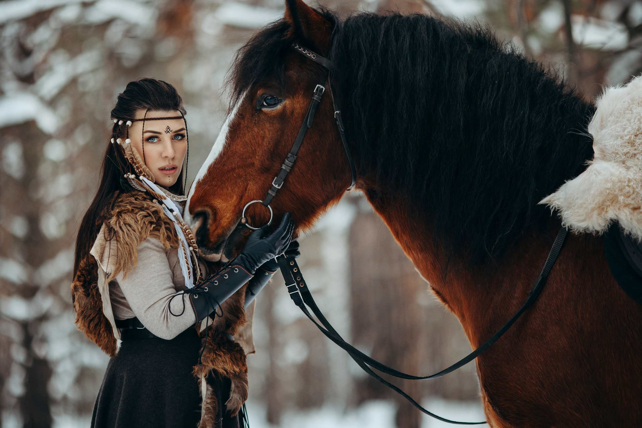 Викинги. Анна Молчанова конный фотограф в Тюмени | фотосессии с лошадьми Тюмень