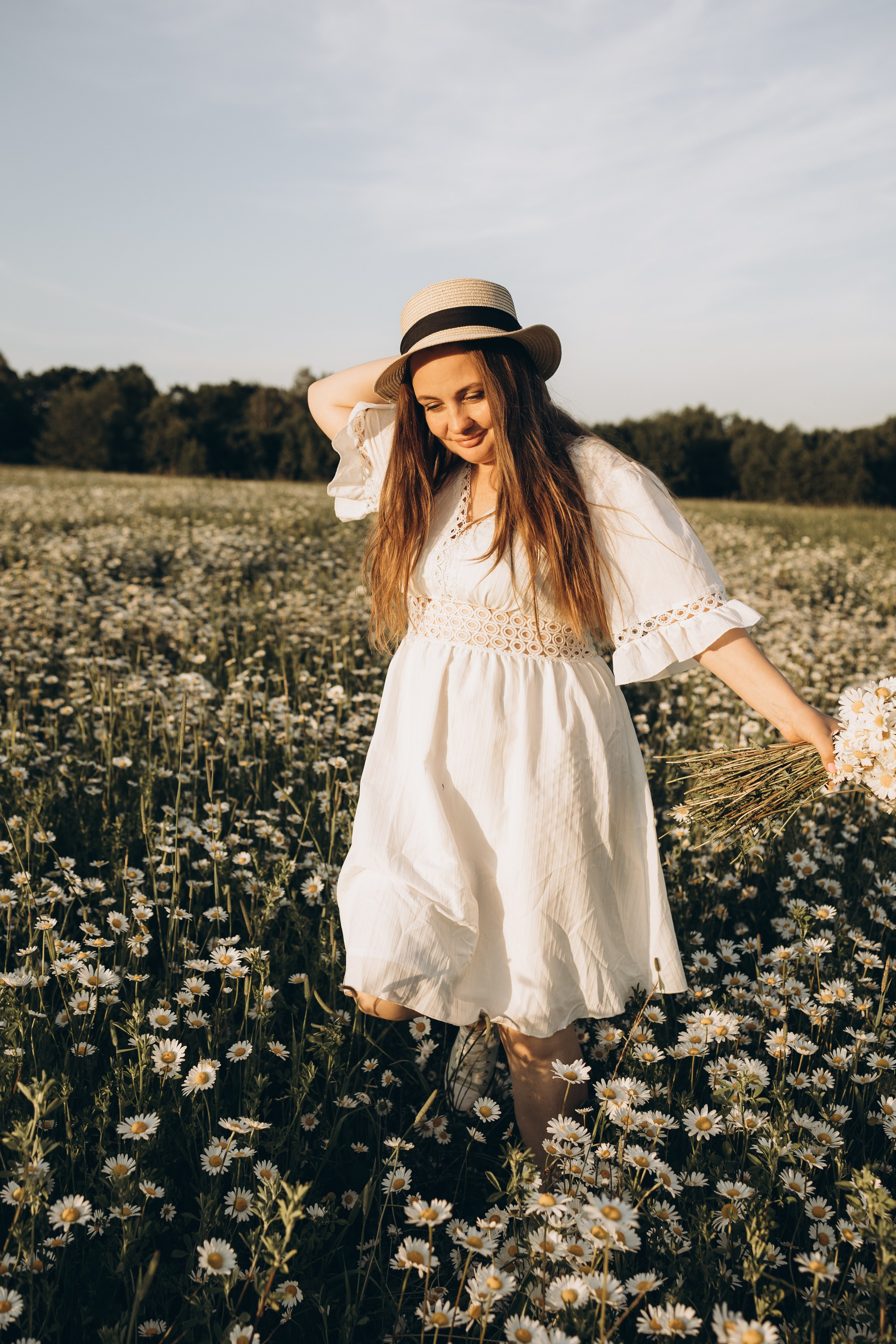 Маша и ромашки. Семейный фотограф в Москве Виктория Ястребинская