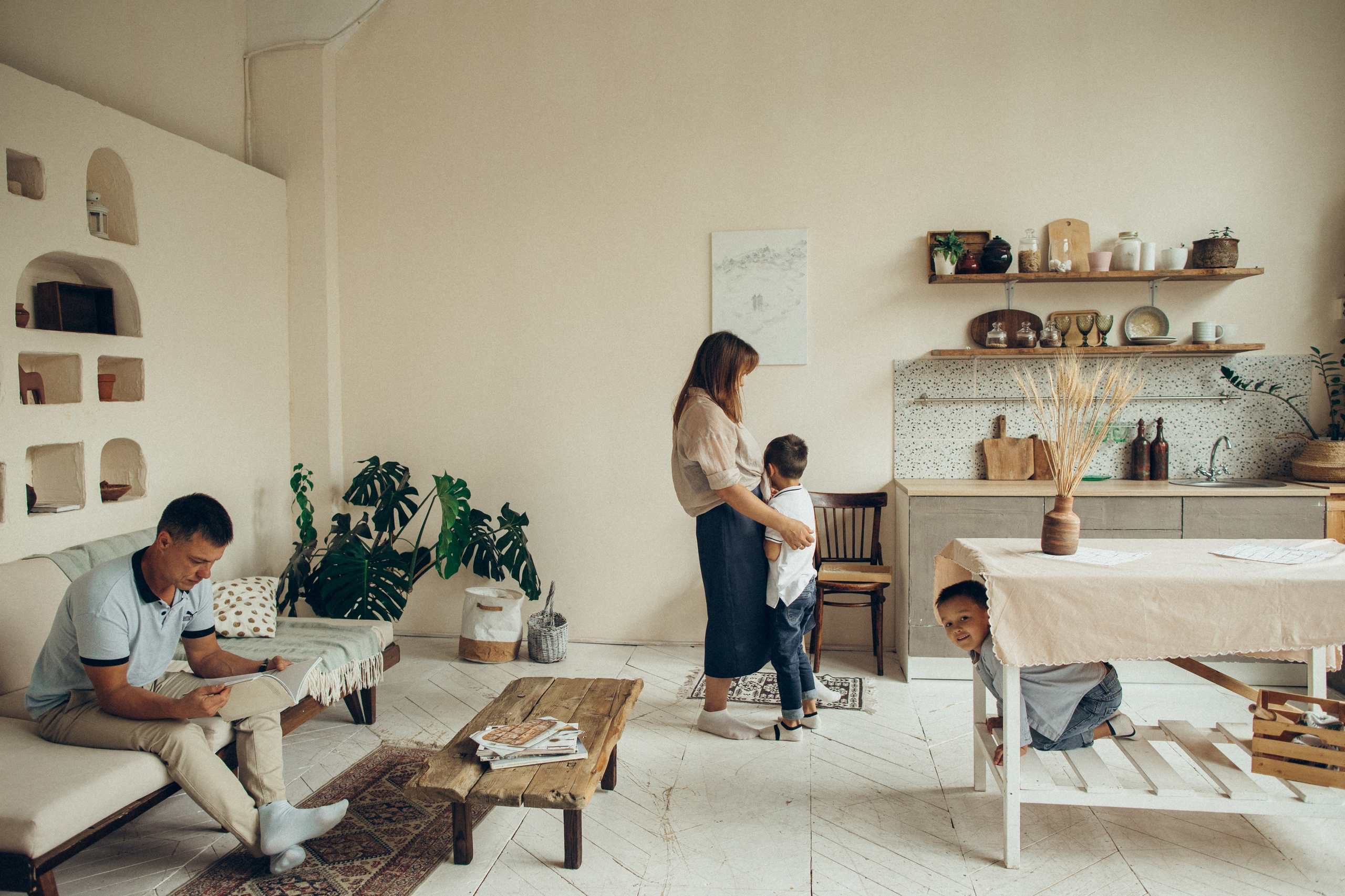 Евгений, Регина, Тимур, Роман. Семейный фотограф новорожденных УФА Гульнара Зиновьева