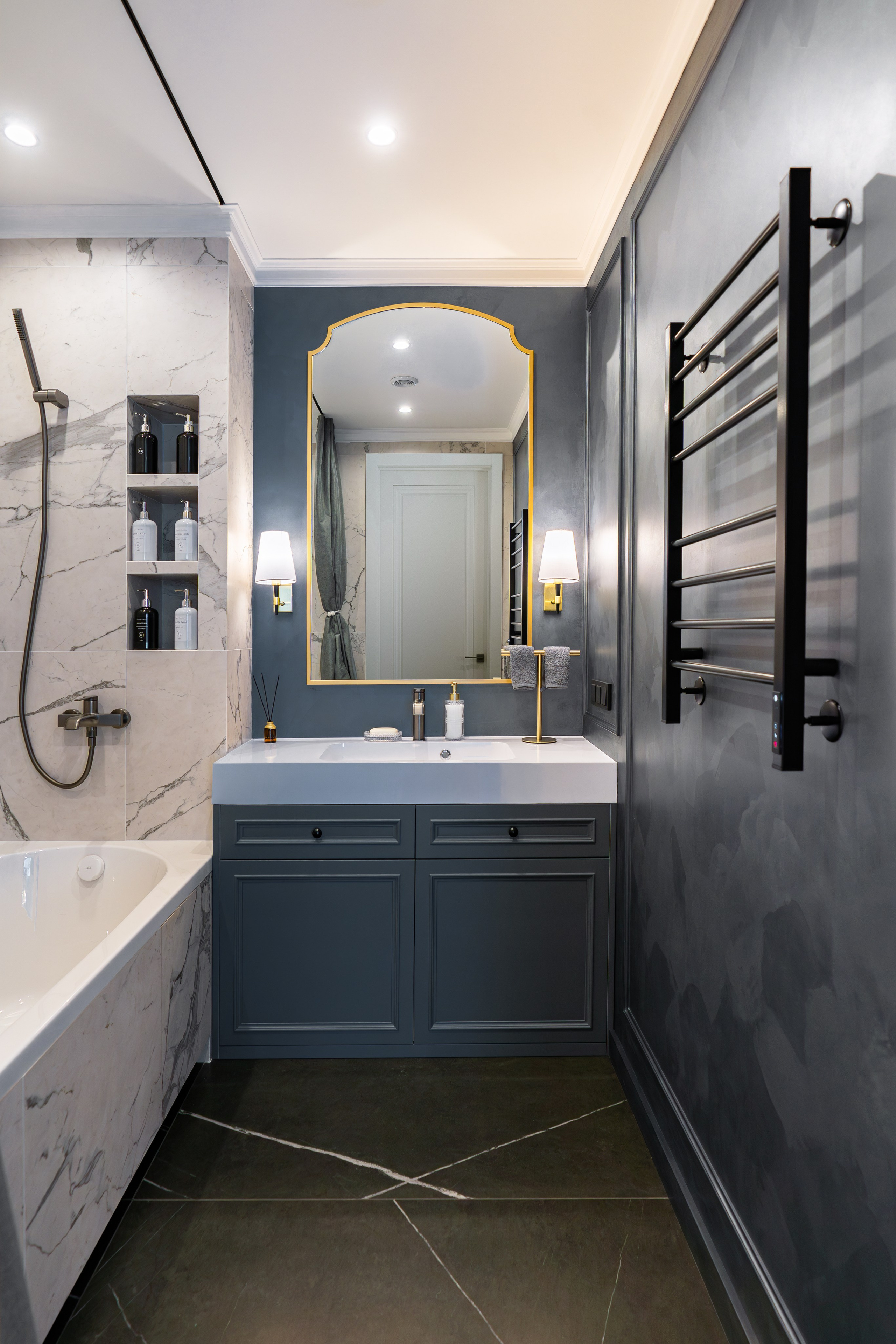 Реализация проекта ЖК Idel Tower 62 m² г. Уфа. Дизайн интерьера и ремонта Уфа Москва