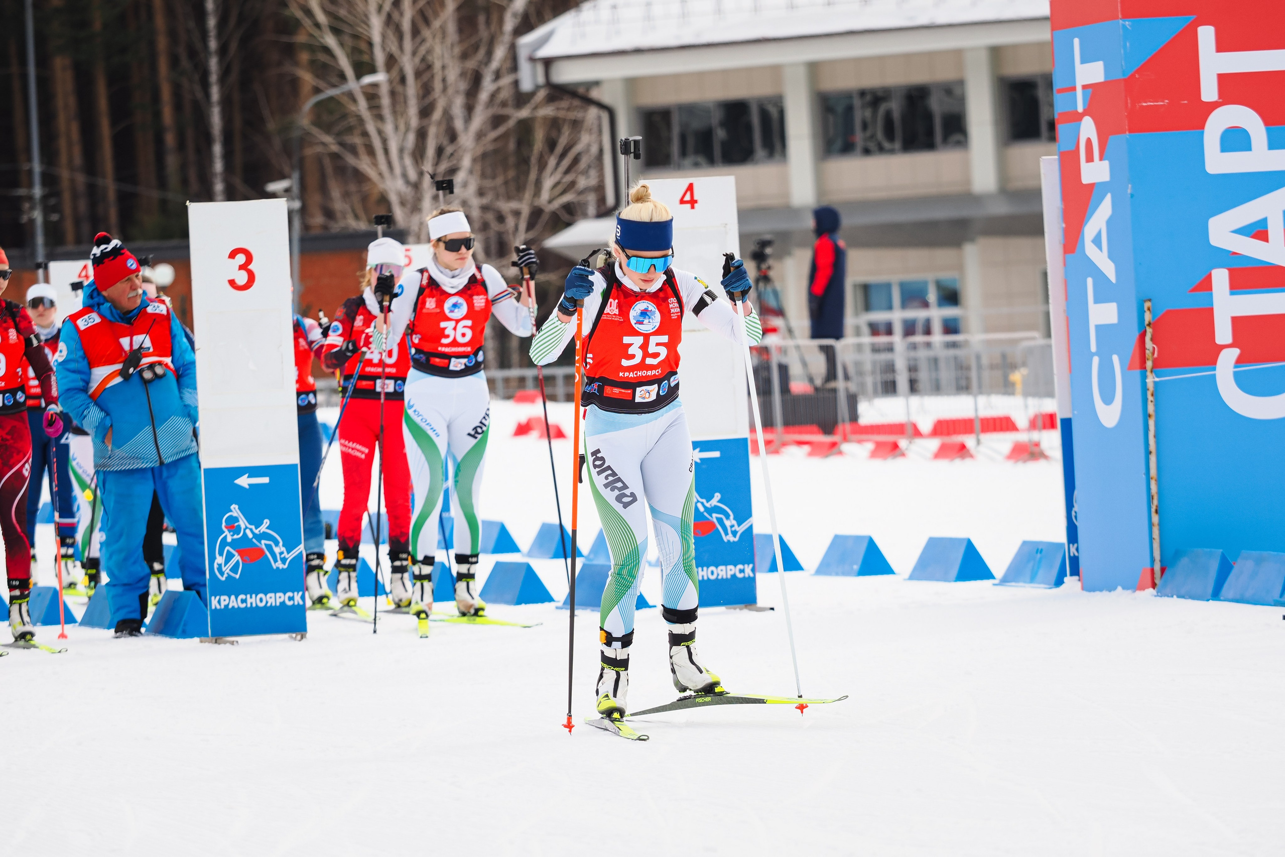 Биатлон / Первенство России. Репортажный фотограф Алексей Козьмин